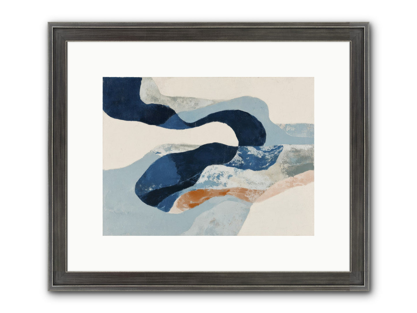 Faelorn Passage Framed Print - Slimwoods Black/Silver 12x9