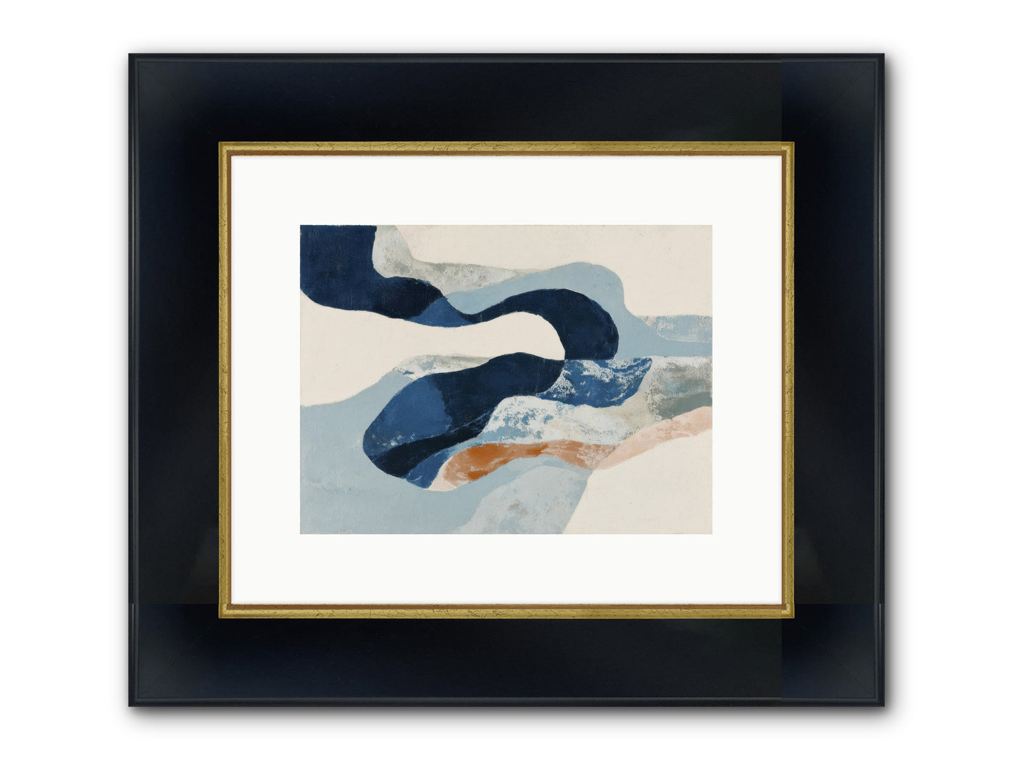 Faelorn Passage Framed Print - Wide Black w/Gold 12x9