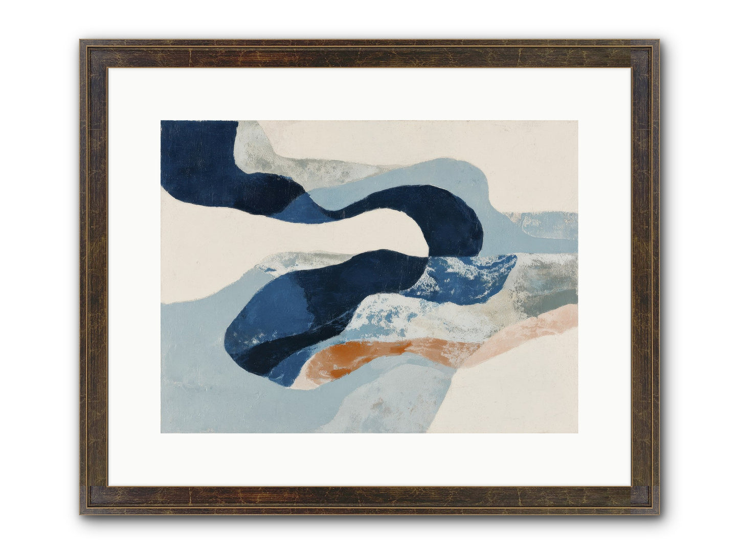 Faelorn Passage Framed Print - Slimwoods Black/Gold 16x12