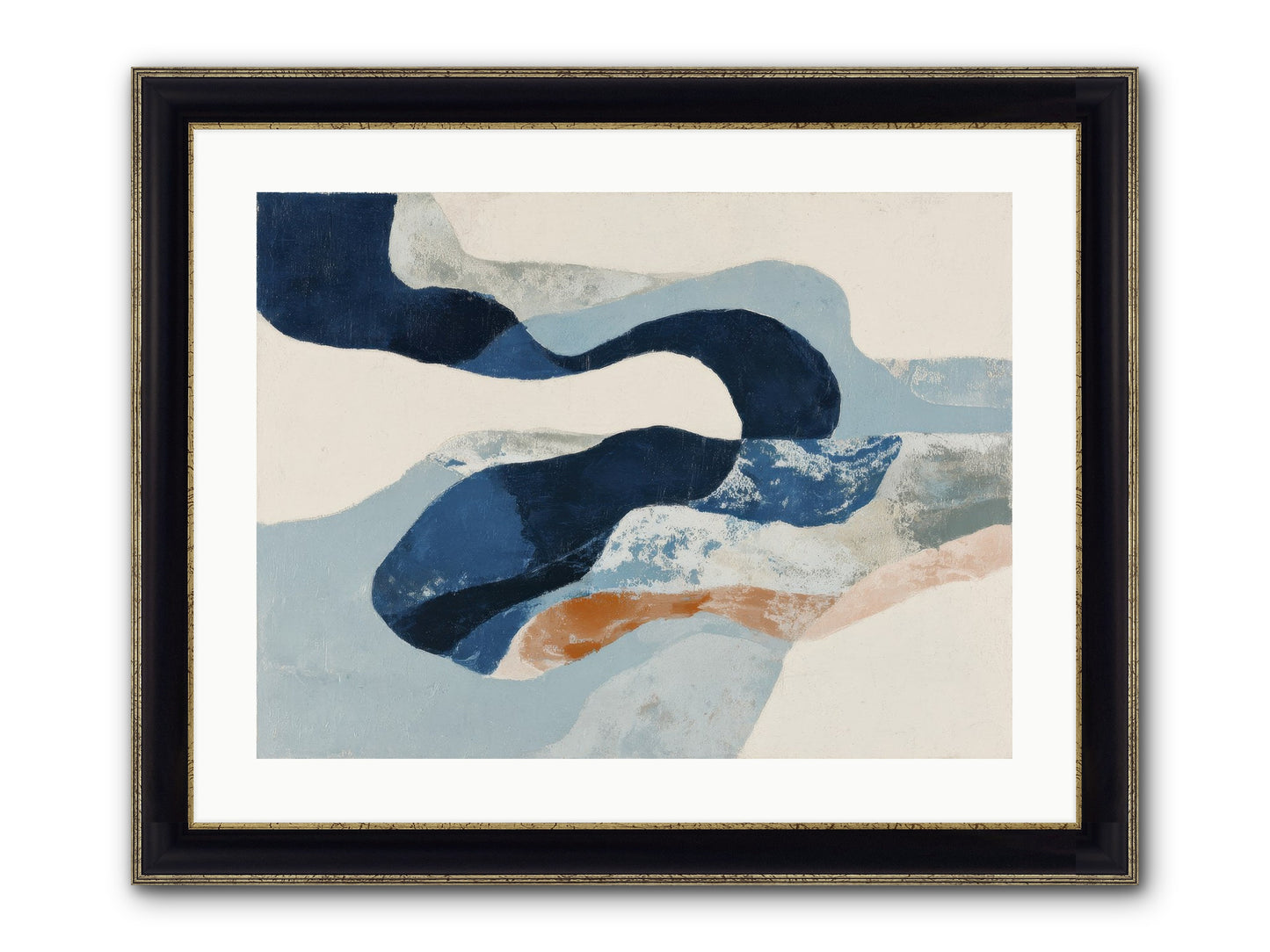 Faelorn Passage Framed Print - Black & Gold 24x18