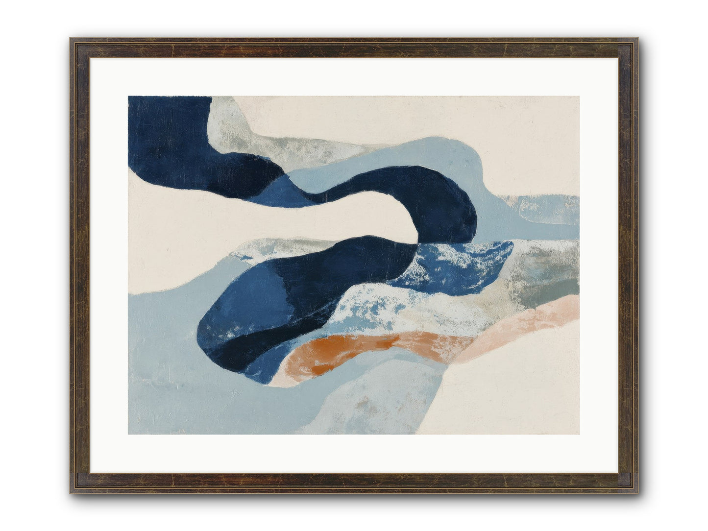 Faelorn Passage Framed Print - Slimwoods Black/Gold 24x18