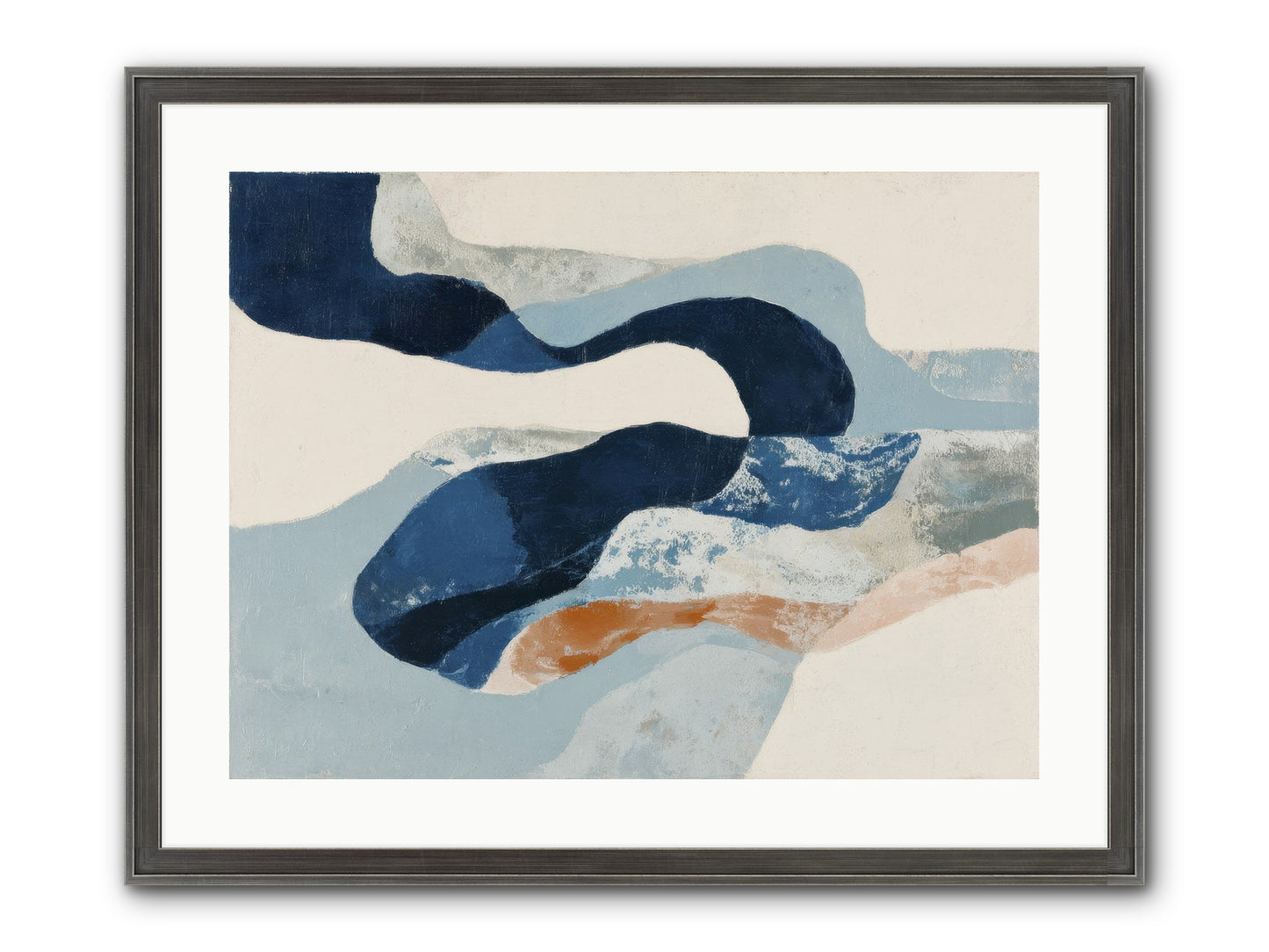 Faelorn Passage Framed Print - Slimwoods Black/Silver 24x18
