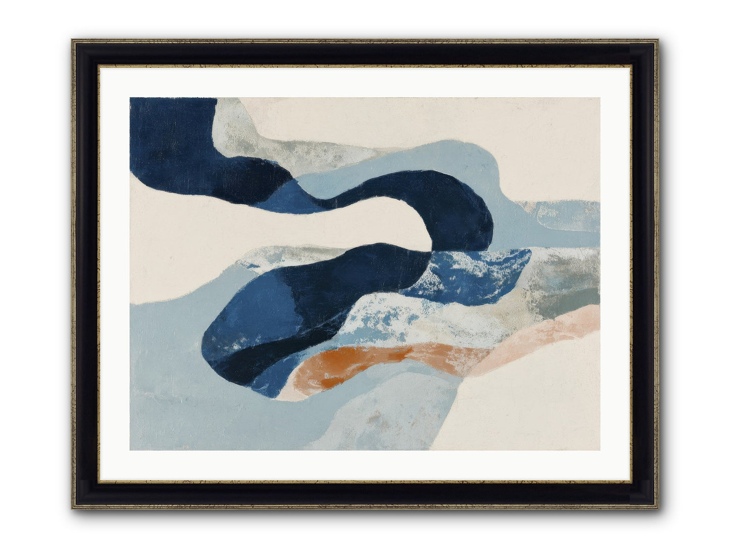 Faelorn Passage Framed Print - Black & Gold 32x24