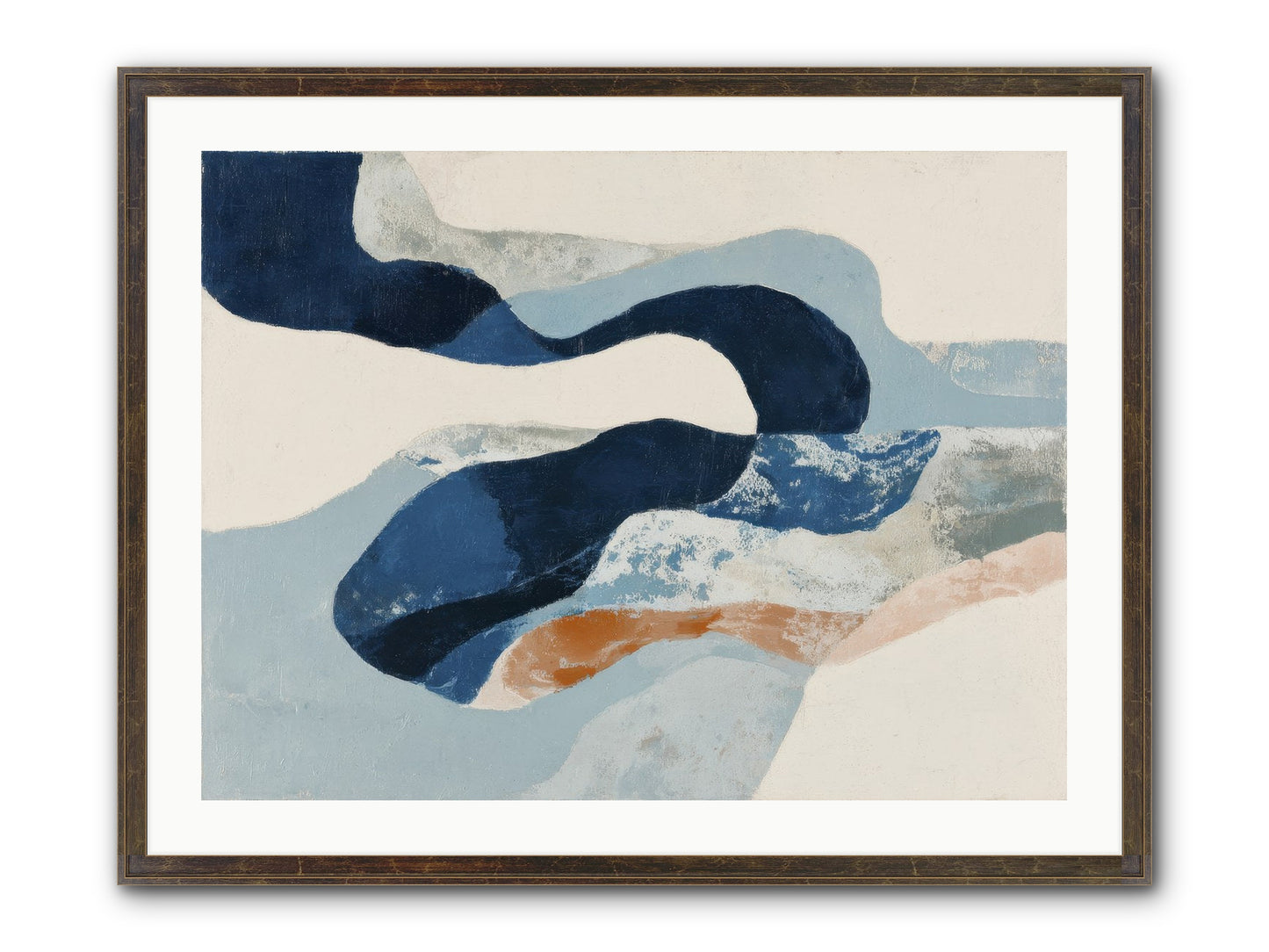 Faelorn Passage Framed Print - Slimwoods Black/Gold 32x24