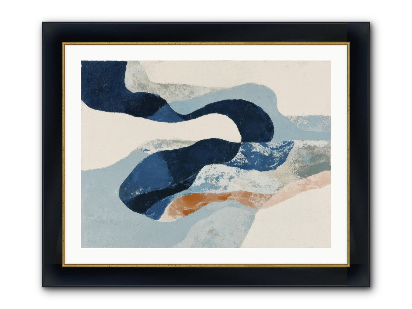 Faelorn Passage Framed Print - Wide Black w/Gold 32x24