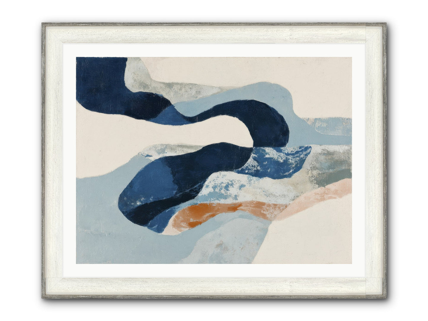 Faelorn Passage Framed Print - Driftwood White 40x30