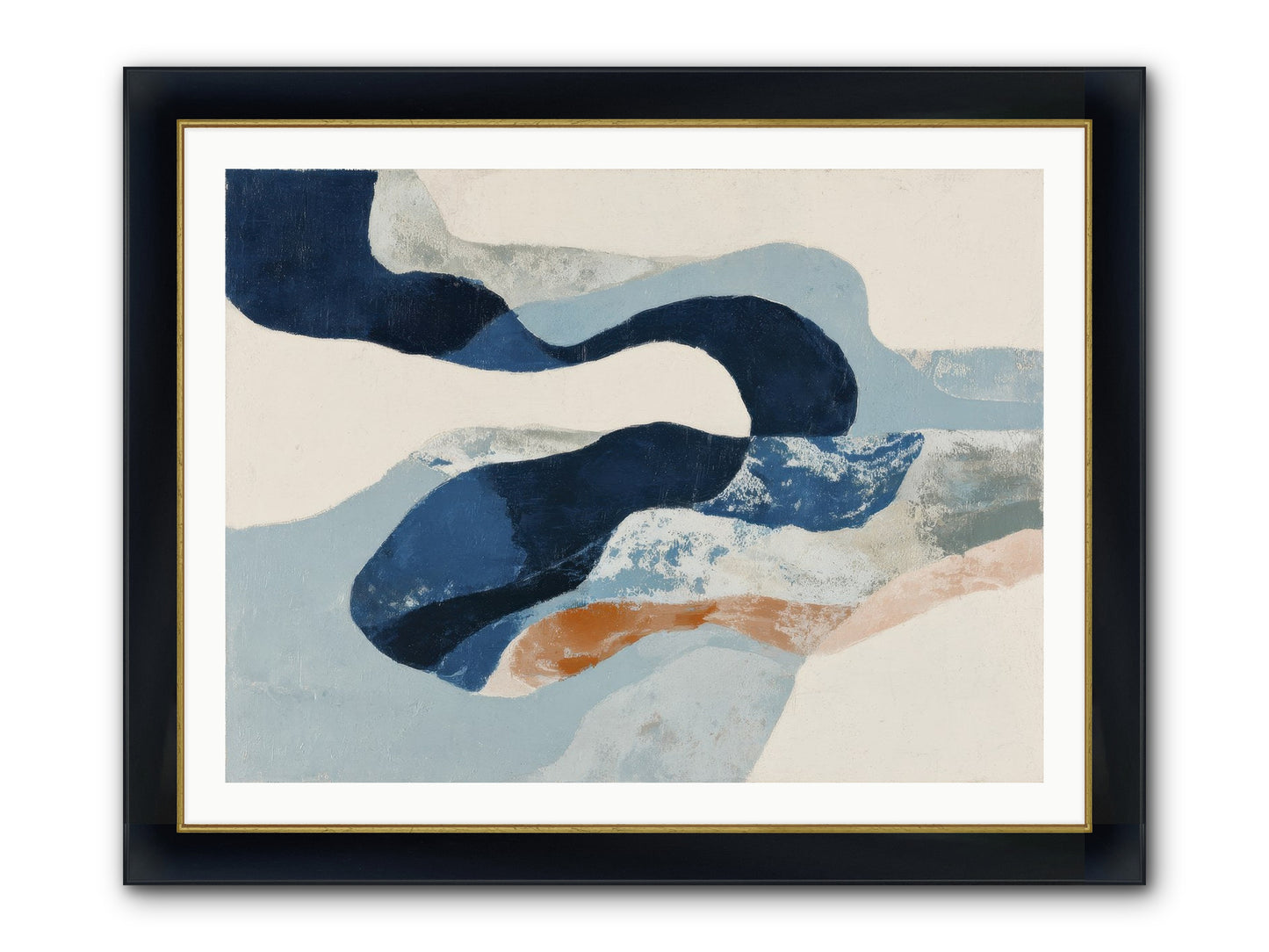 Faelorn Passage Framed Print - Wide Black w/Gold 40x30