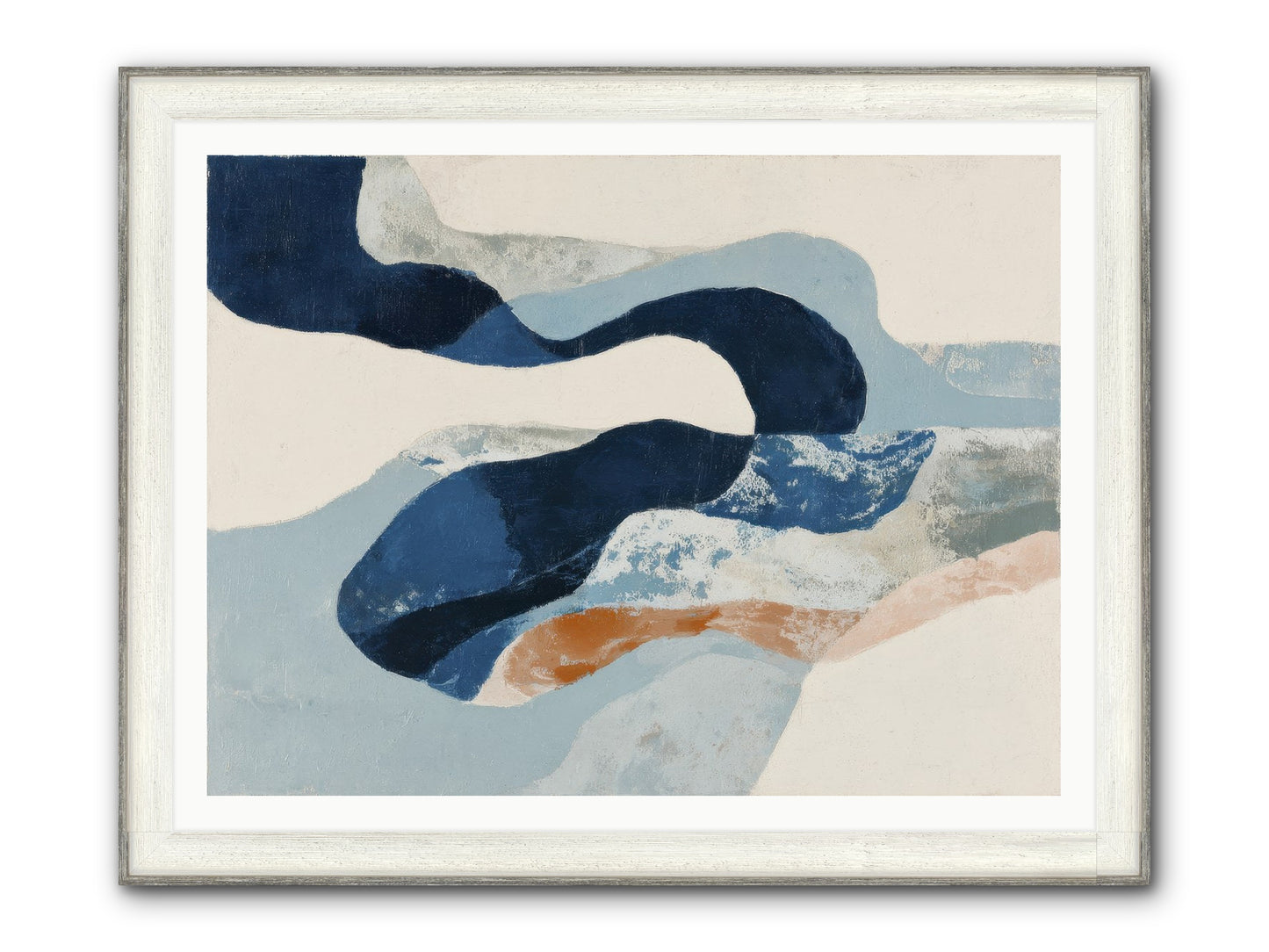 Faelorn Passage Framed Print - Driftwood White 48x36