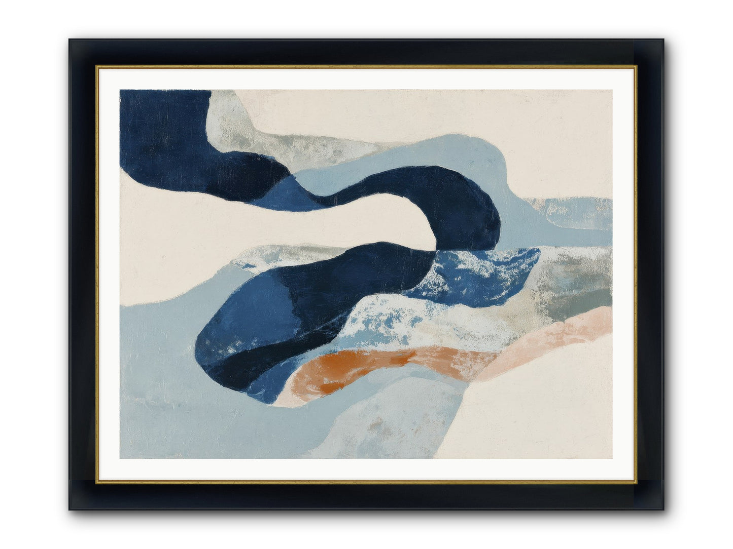 Faelorn Passage Framed Print - Wide Black w/Gold 48x36