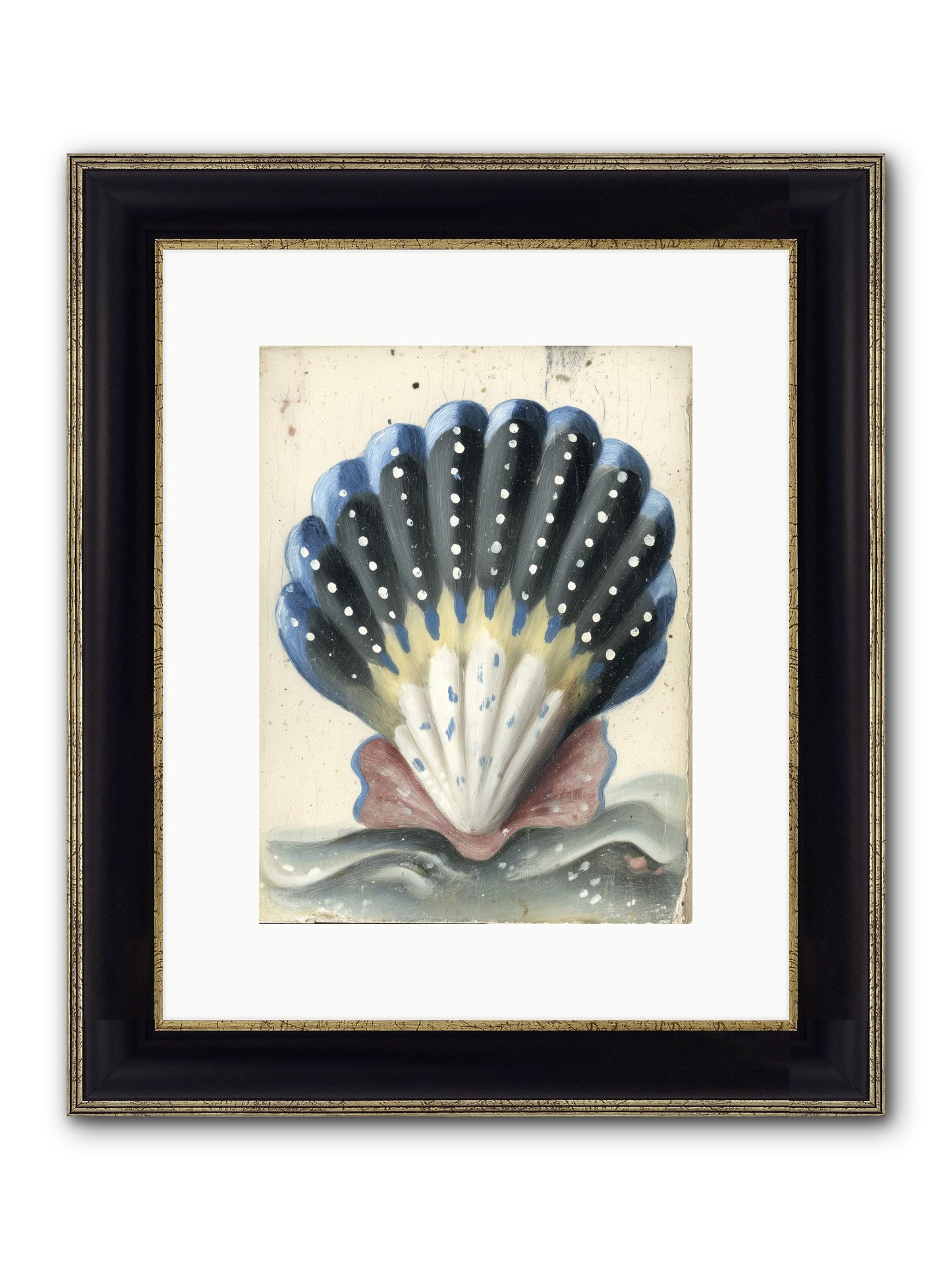 Fairy Tale Find Framed Print - Black & Gold 9x12