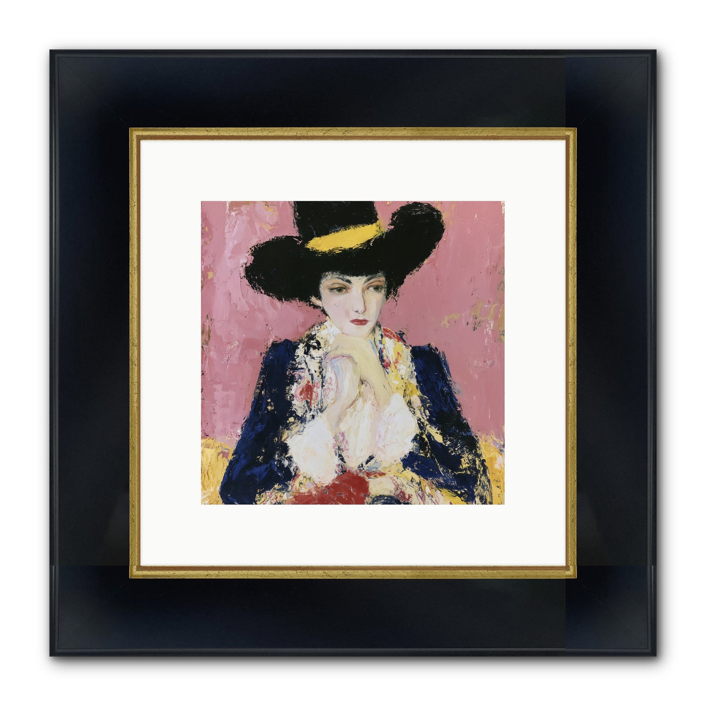 Faith Restored Framed Print - Wide Black w/Gold 10x10