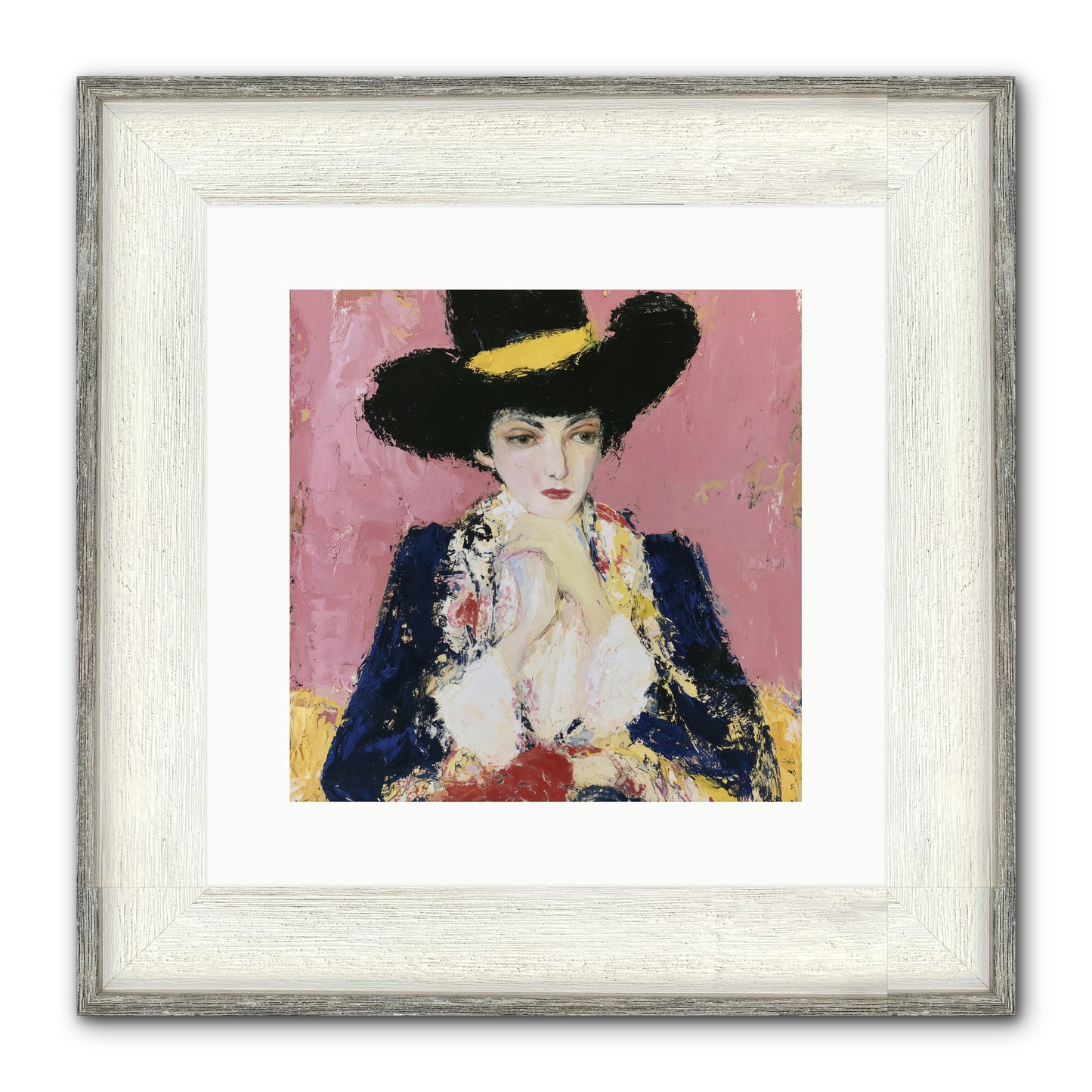 Faith Restored Framed Print - Driftwood White 12x12