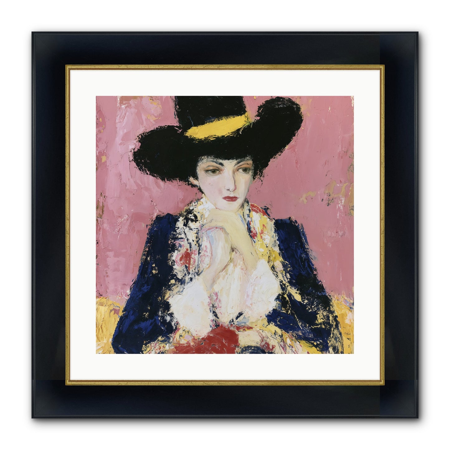 Faith Restored Framed Print - Wide Black w/Gold 20x20