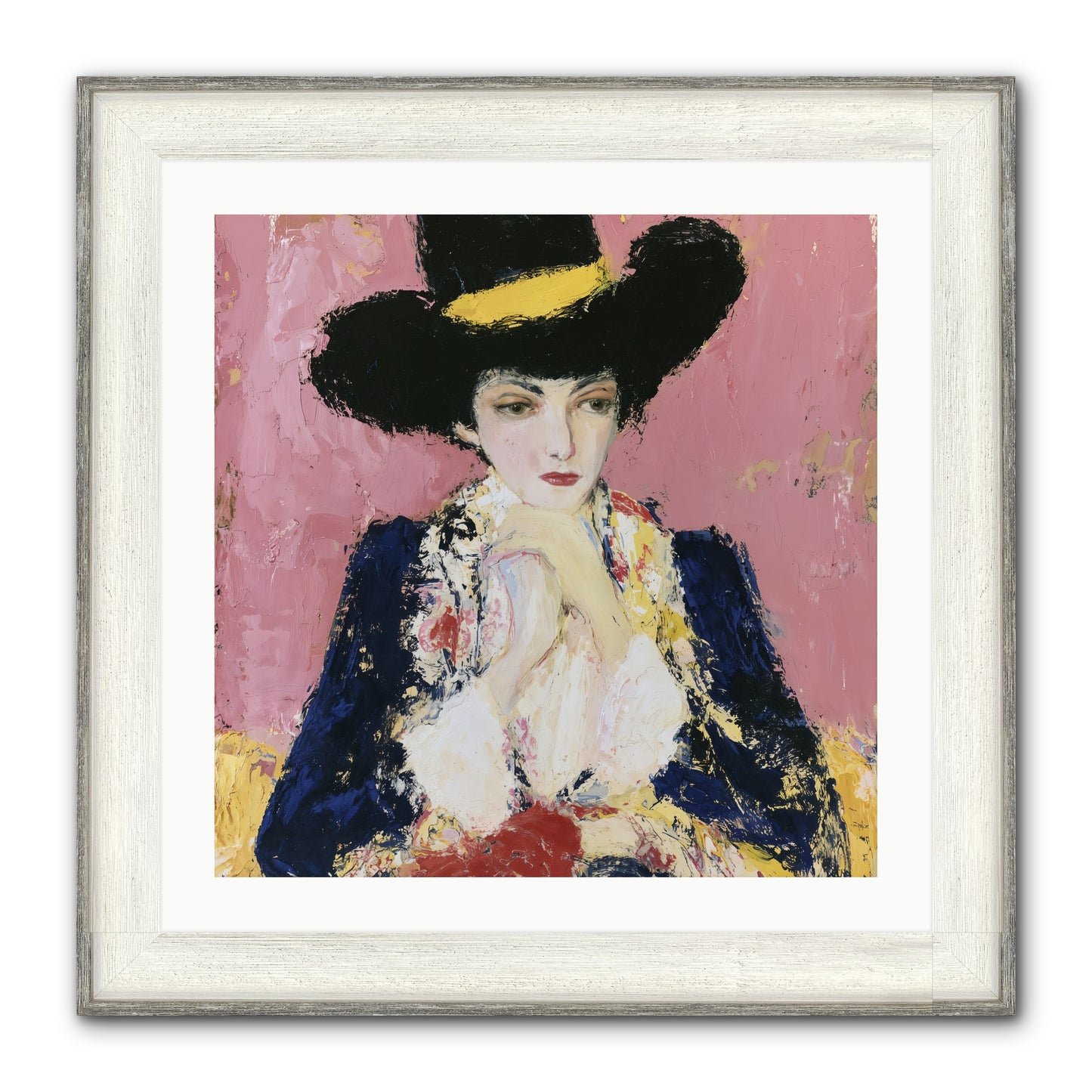 Faith Restored Framed Print - Driftwood White 24x24