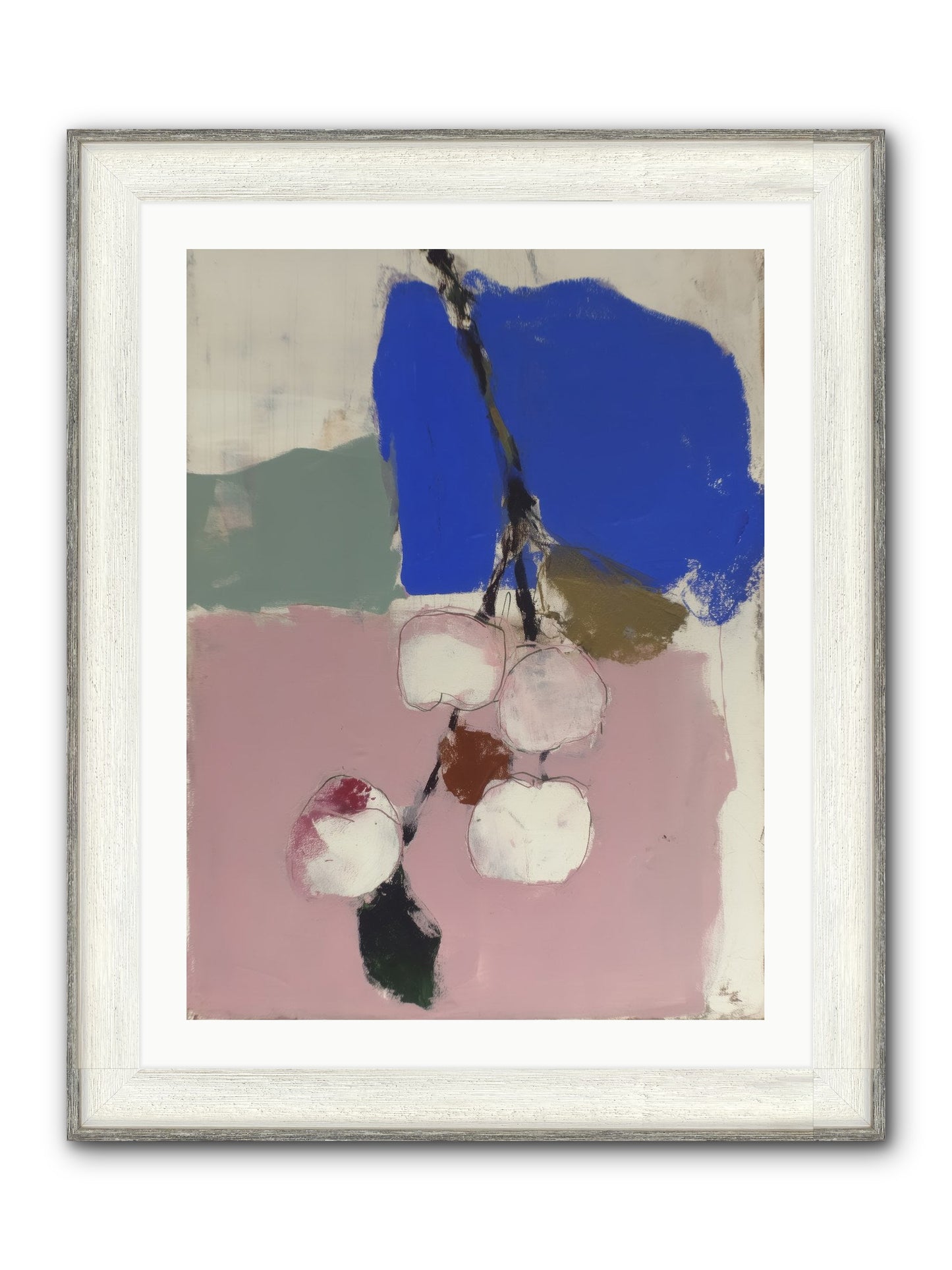 Fallow Orchard Framed Print - Driftwood White 24x32