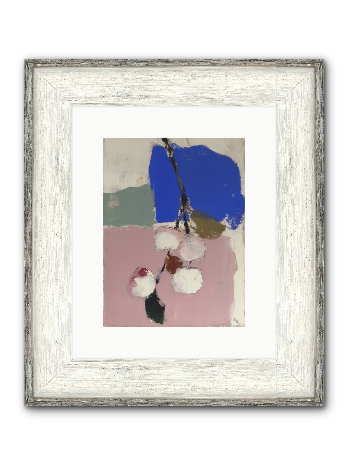 Fallow Orchard Framed Print - Driftwood White 9x12