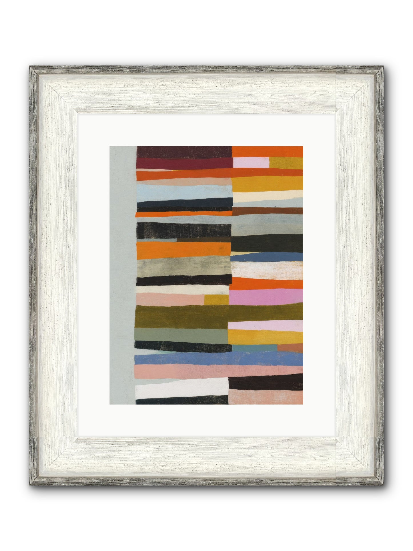 Fallowbind Verge Framed Print - Driftwood White 12x16