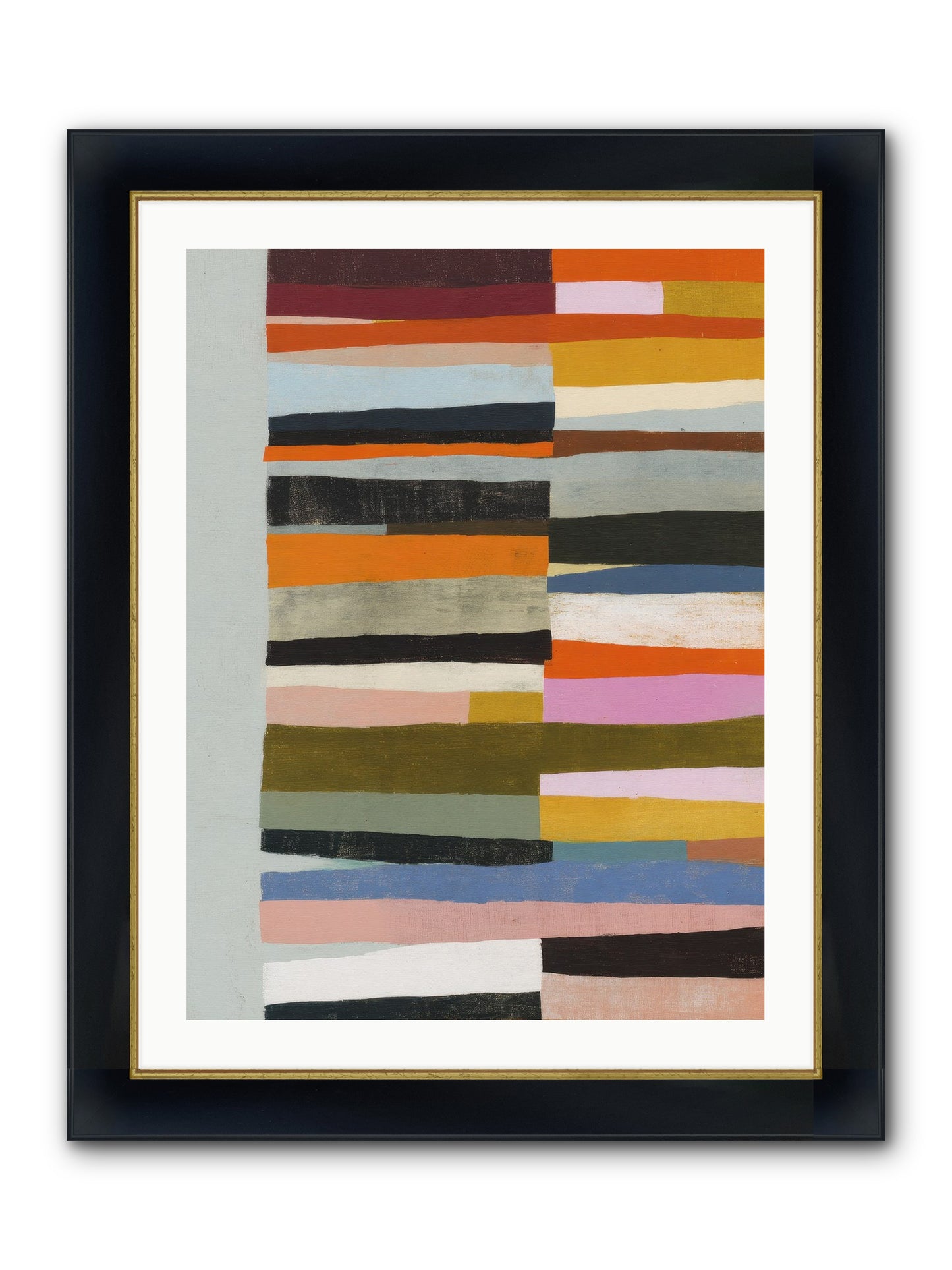 Fallowbind Verge Framed Print - Wide Black w/Gold 24x32