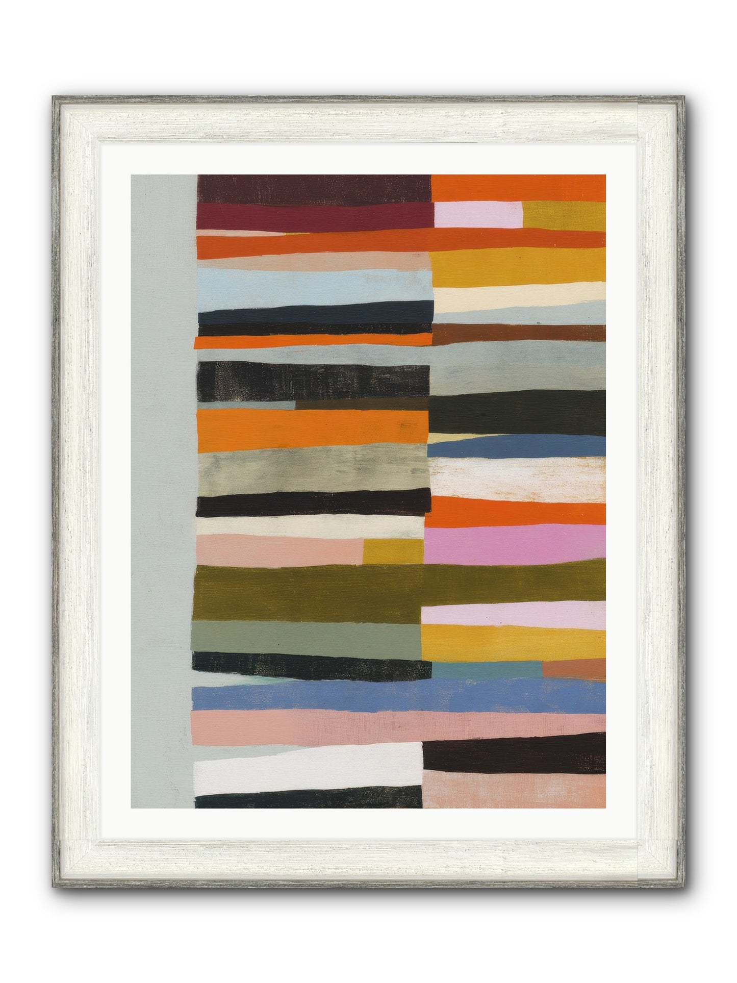 Fallowbind Verge Framed Print - Driftwood White 30x40