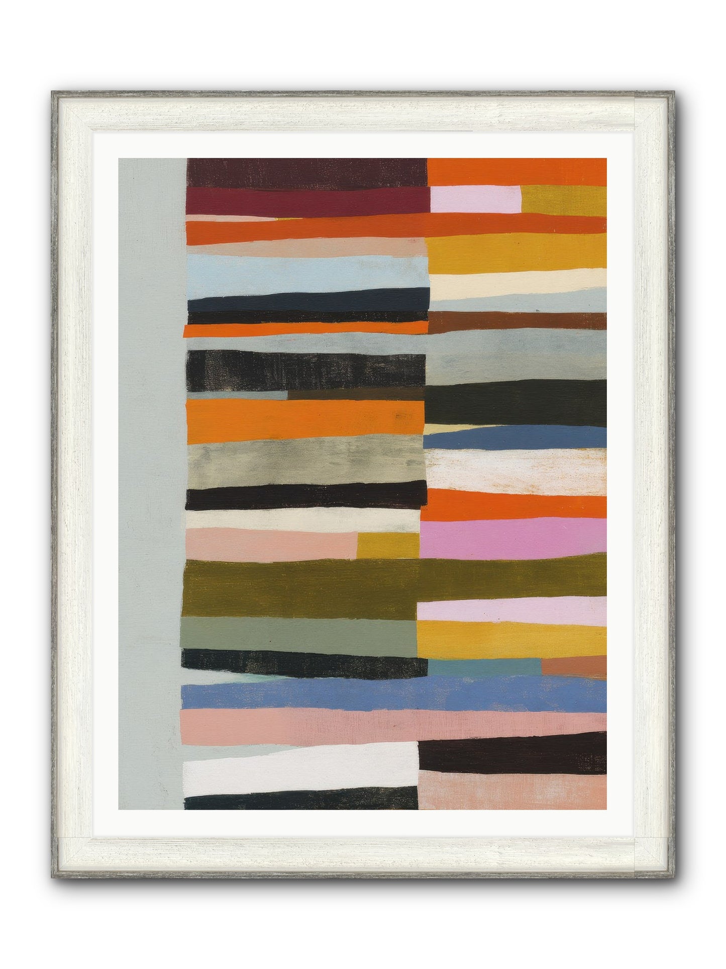 Fallowbind Verge Framed Print - Driftwood White 36x48