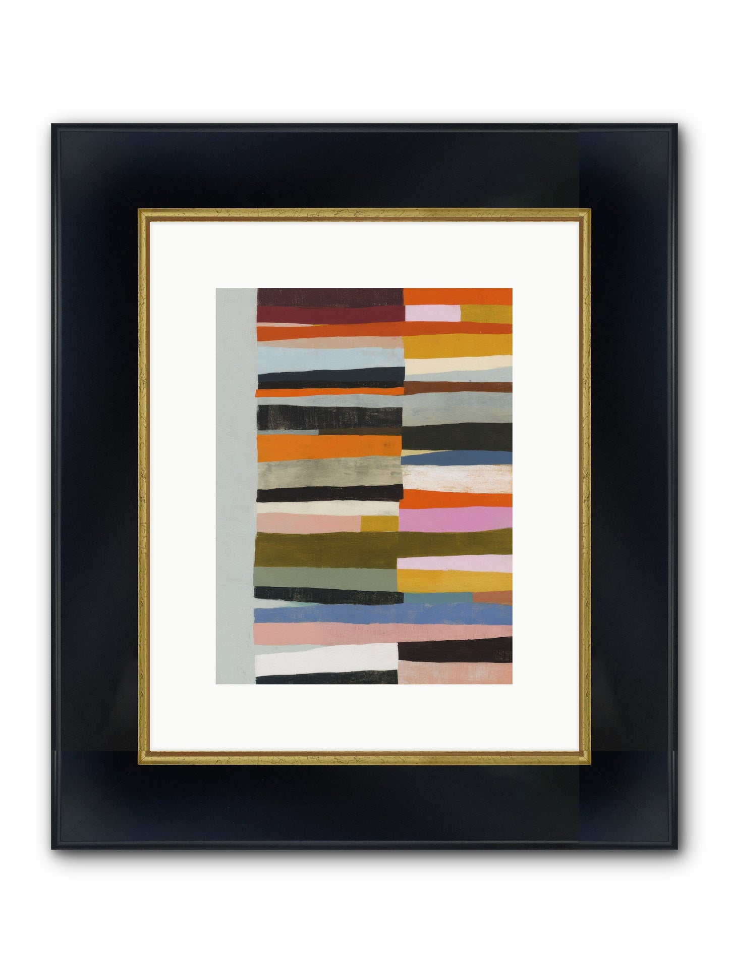 Fallowbind Verge Framed Print - Wide Black w/Gold 9x12