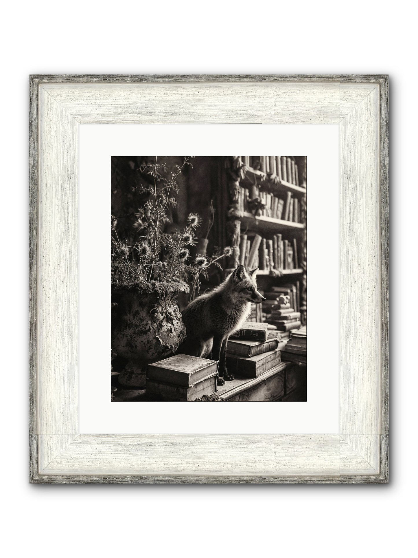 Fare Thee Well Framed Print - Driftwood White 12x15