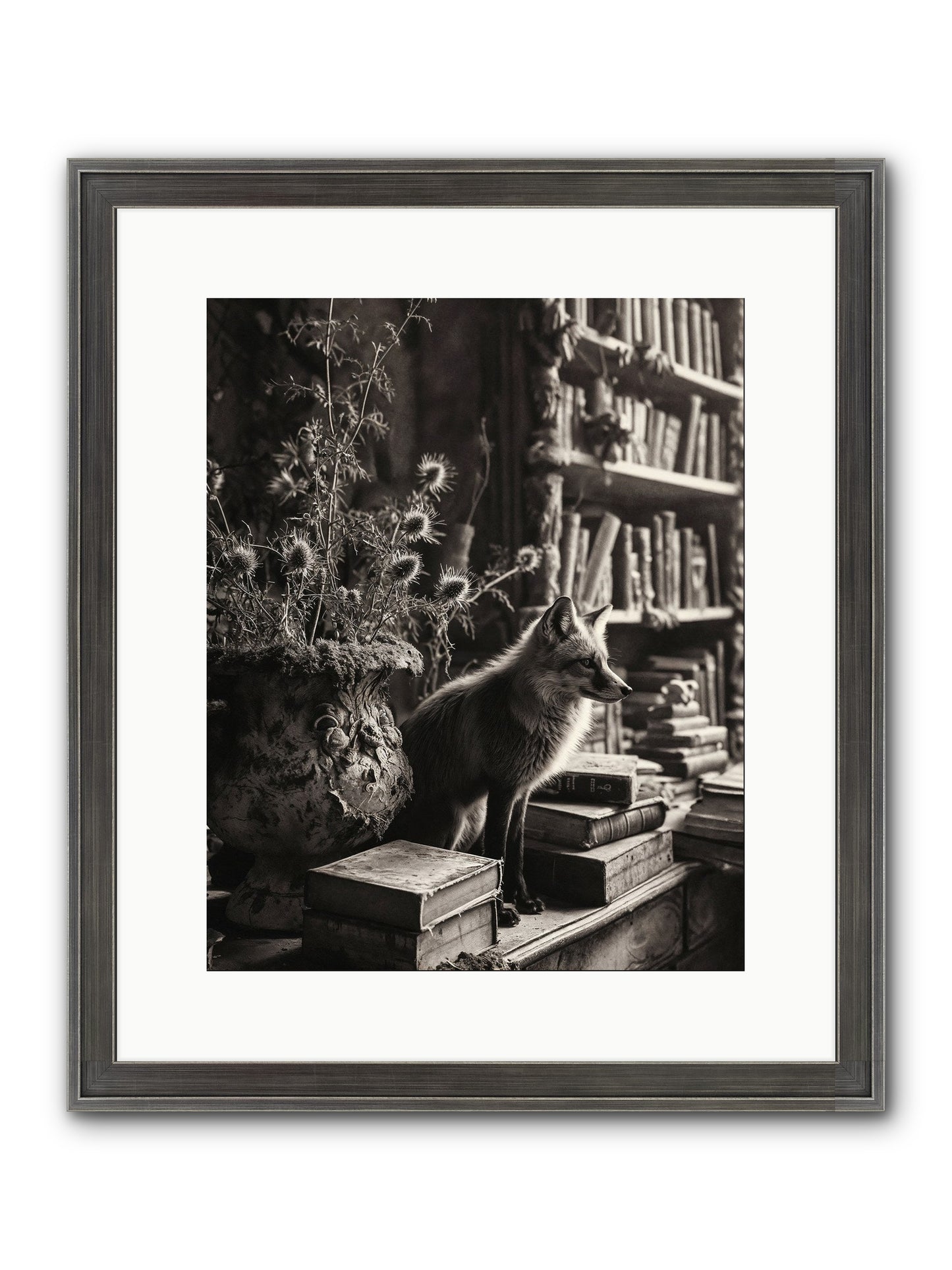 Fare Thee Well Framed Print - Slimwoods Black/Silver 12x15