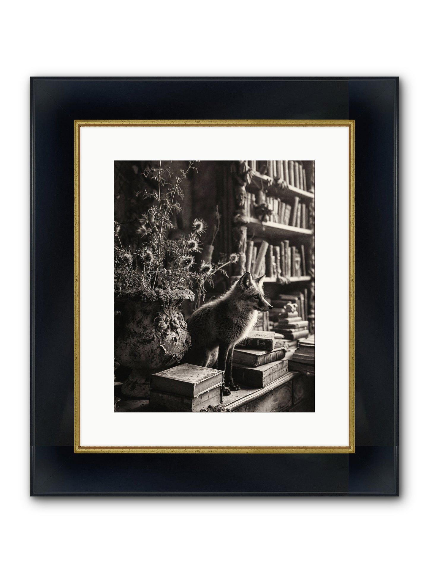 Fare Thee Well Framed Print - Wide Black w/Gold 12x15