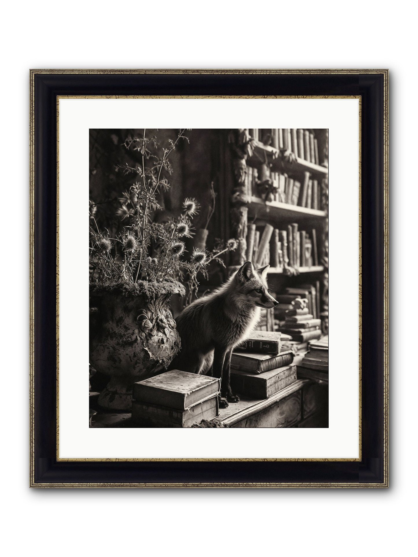 Fare Thee Well Framed Print - Black & Gold 16x20