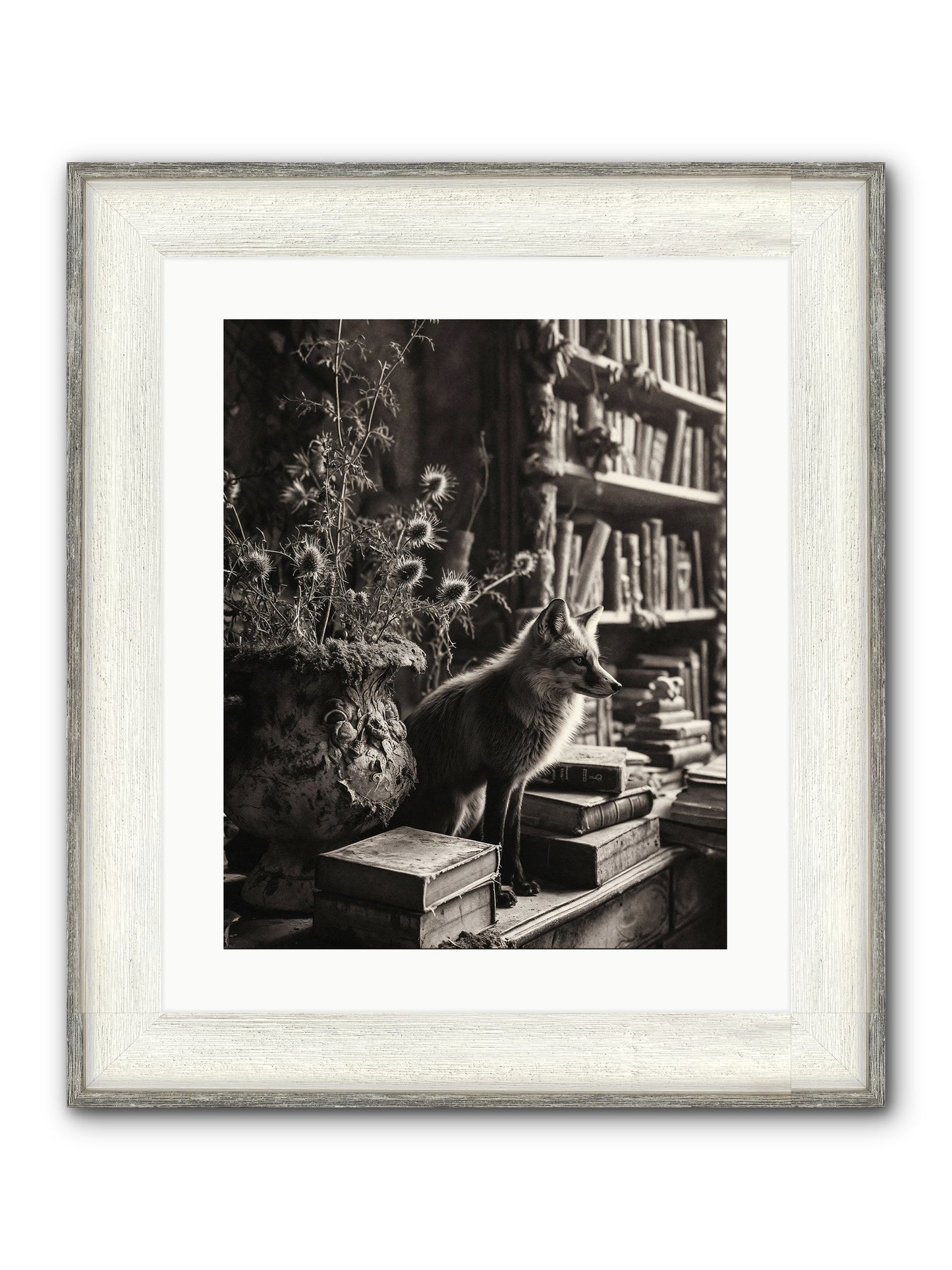 Fare Thee Well Framed Print - Driftwood White 16x20
