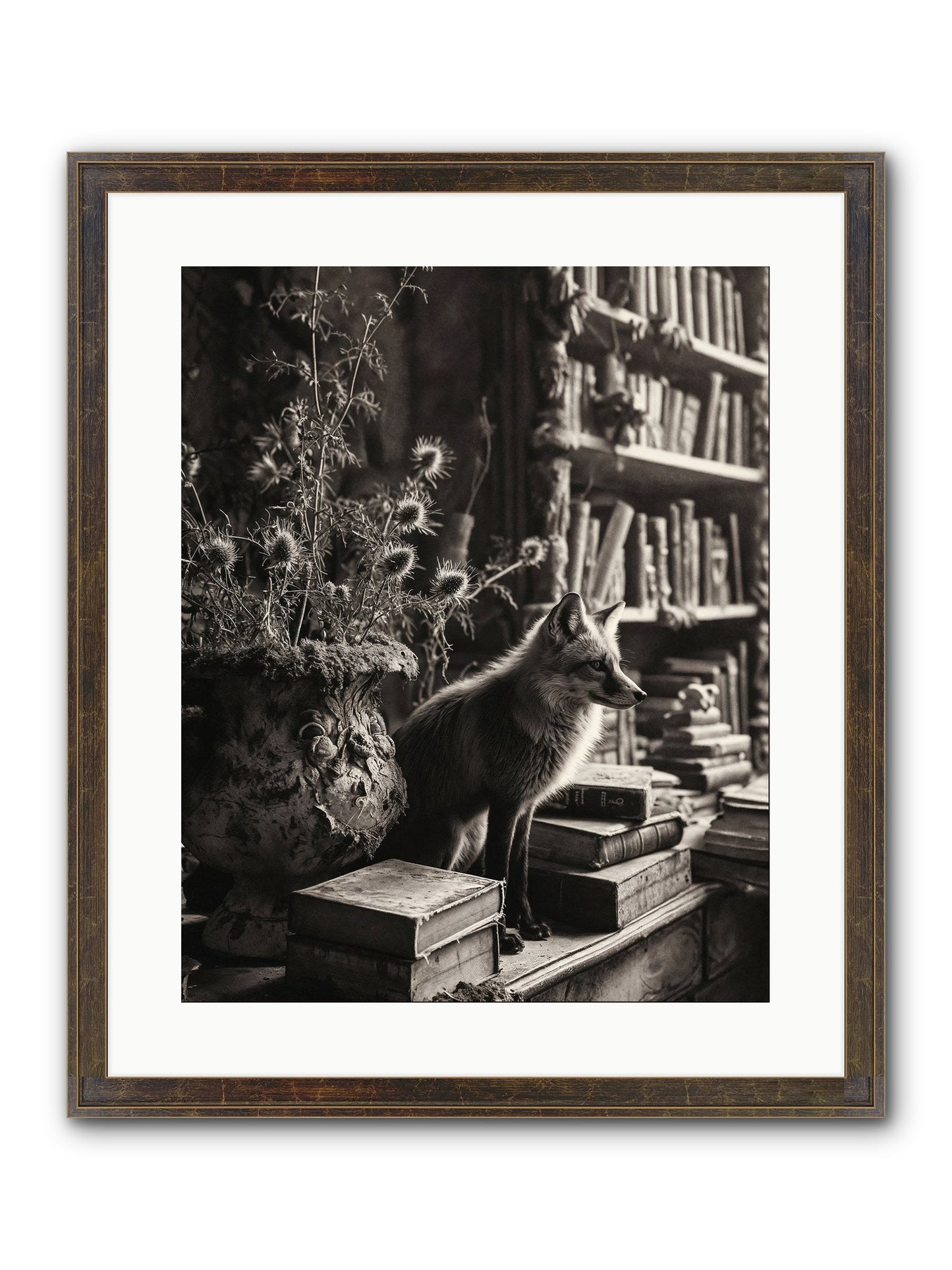 Fare Thee Well Framed Print - Slimwoods Black/Gold 16x20