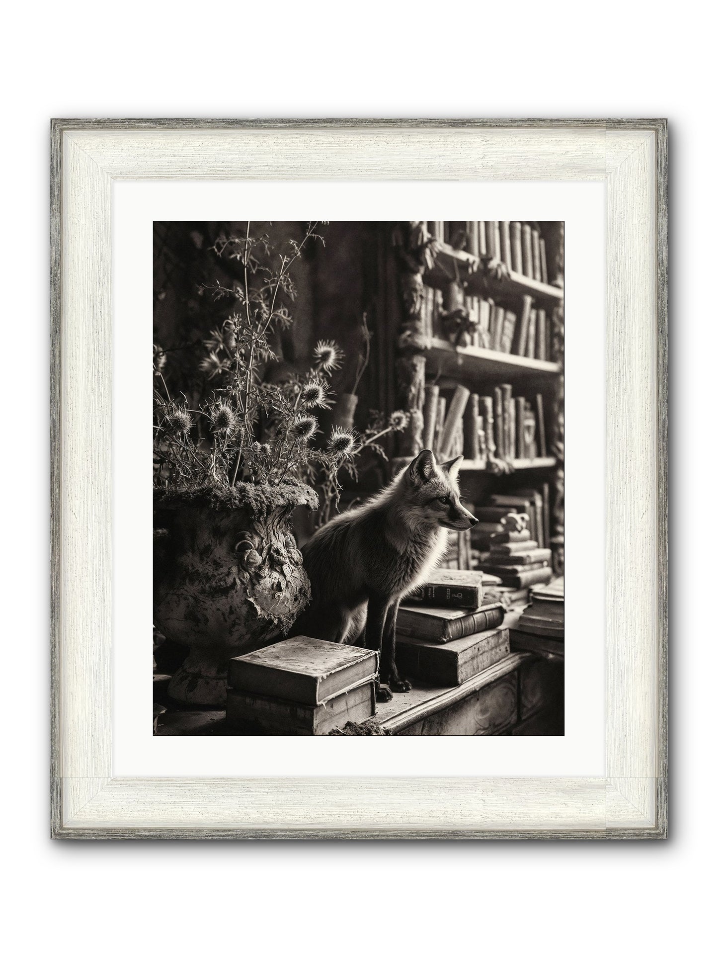 Fare Thee Well Framed Print - Driftwood White 20x25