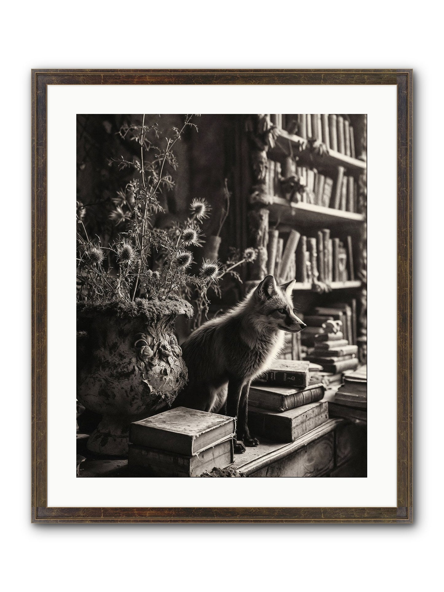 Fare Thee Well Framed Print - Slimwoods Black/Gold 20x25
