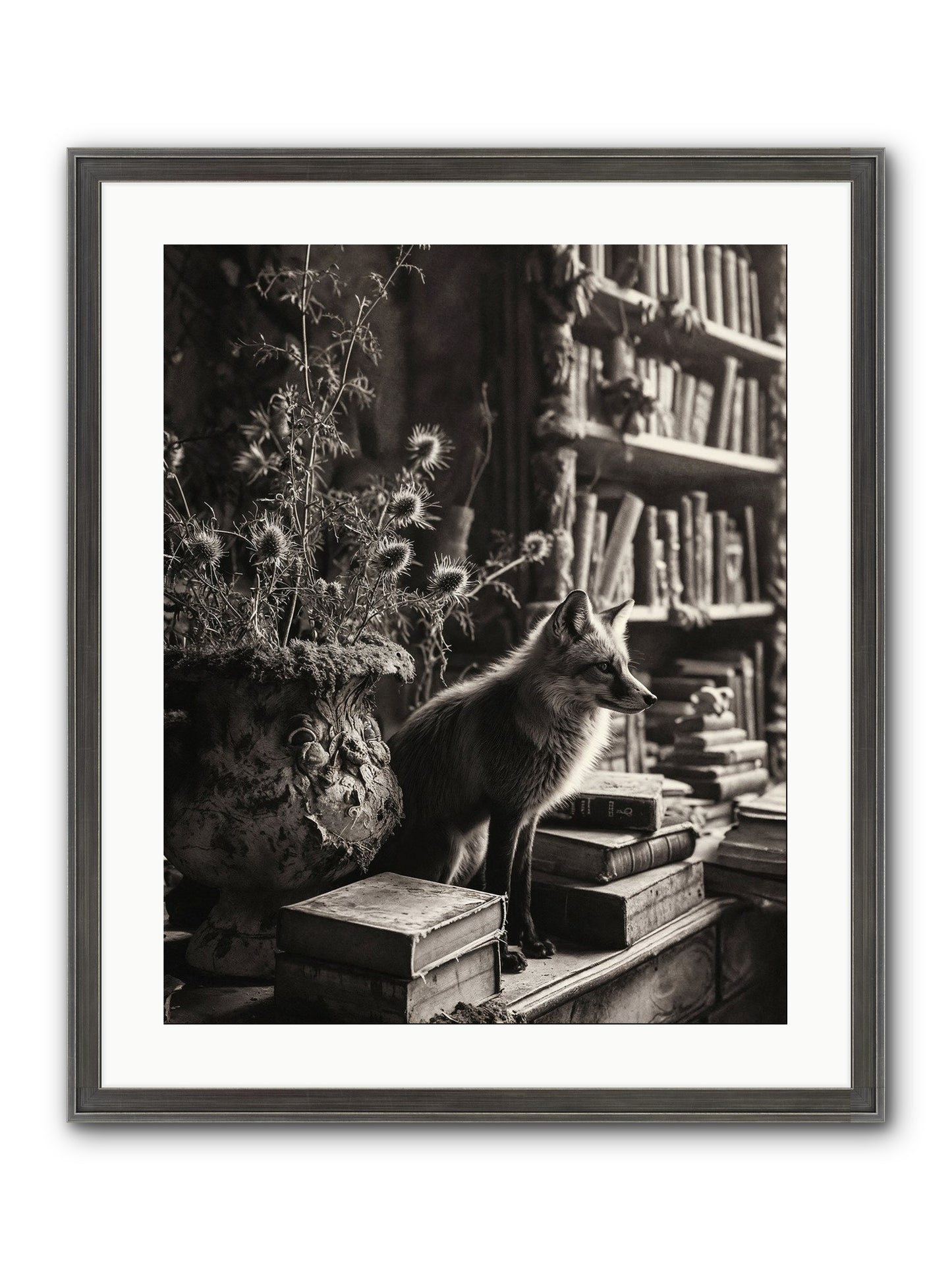 Fare Thee Well Framed Print - Slimwoods Black/Silver 20x25