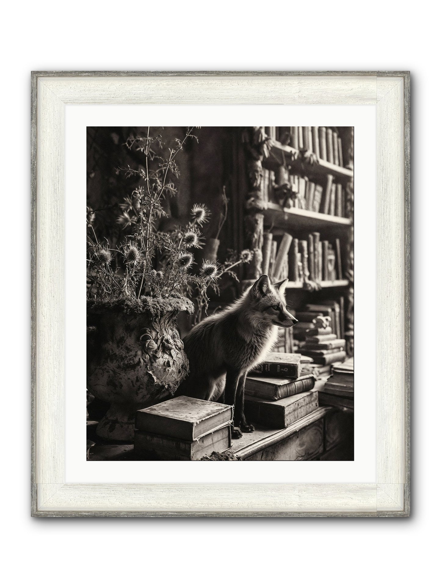 Fare Thee Well Framed Print - Driftwood White 24x30
