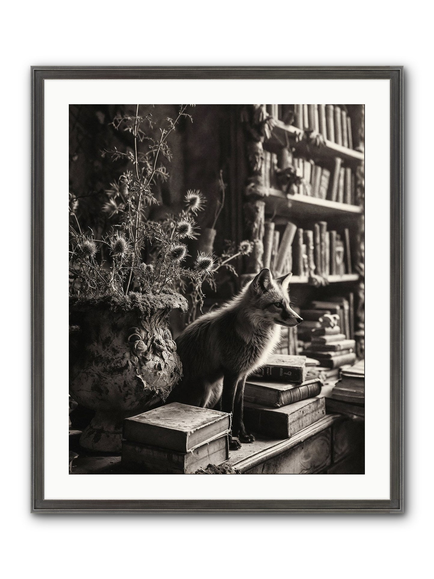 Fare Thee Well Framed Print - Slimwoods Black/Silver 24x30