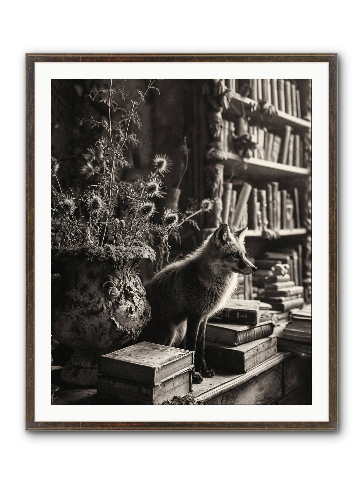 Fare Thee Well Framed Print - Slimwoods Black/Gold 32x40