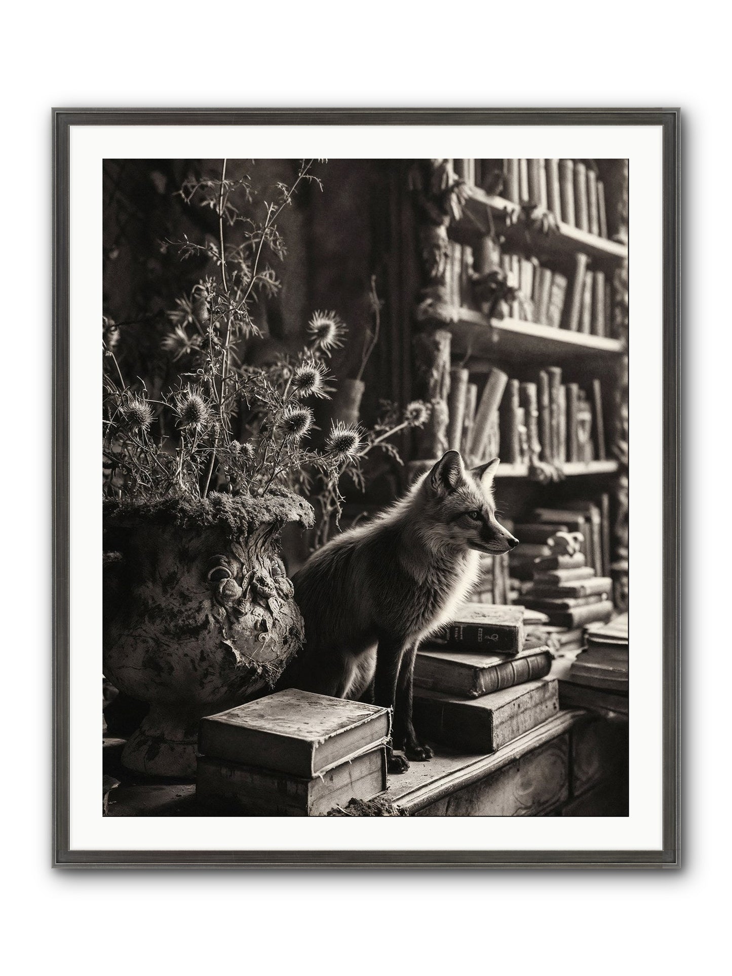 Fare Thee Well Framed Print - Slimwoods Black/Silver 32x40