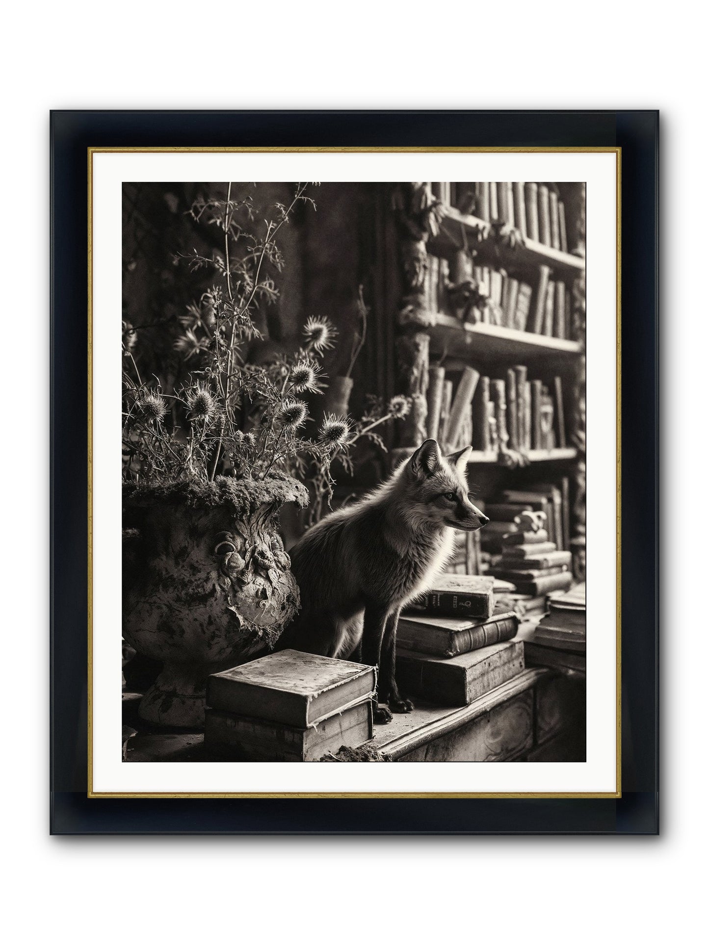 Fare Thee Well Framed Print - Wide Black w/Gold 32x40