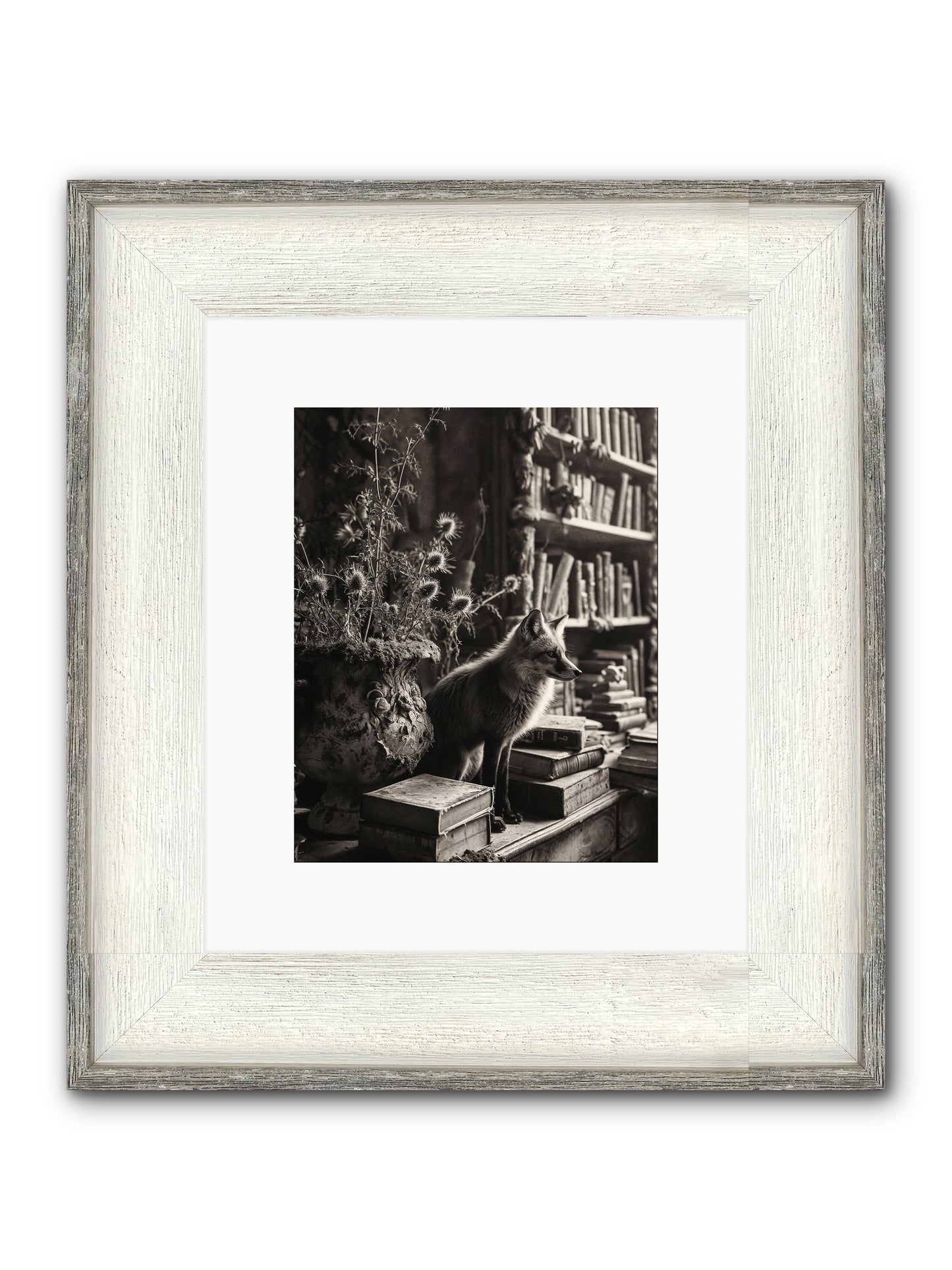 Fare Thee Well Framed Print - Driftwood White 8x10