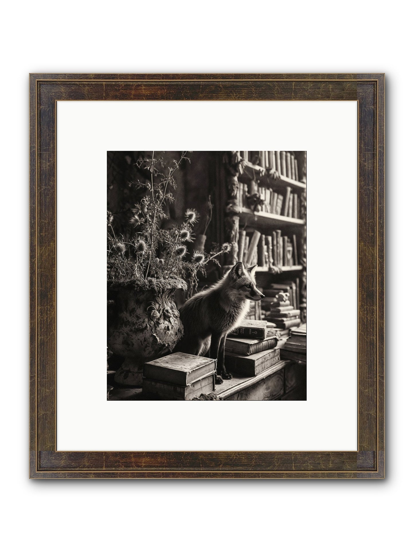 Fare Thee Well Framed Print - Slimwoods Black/Gold 8x10