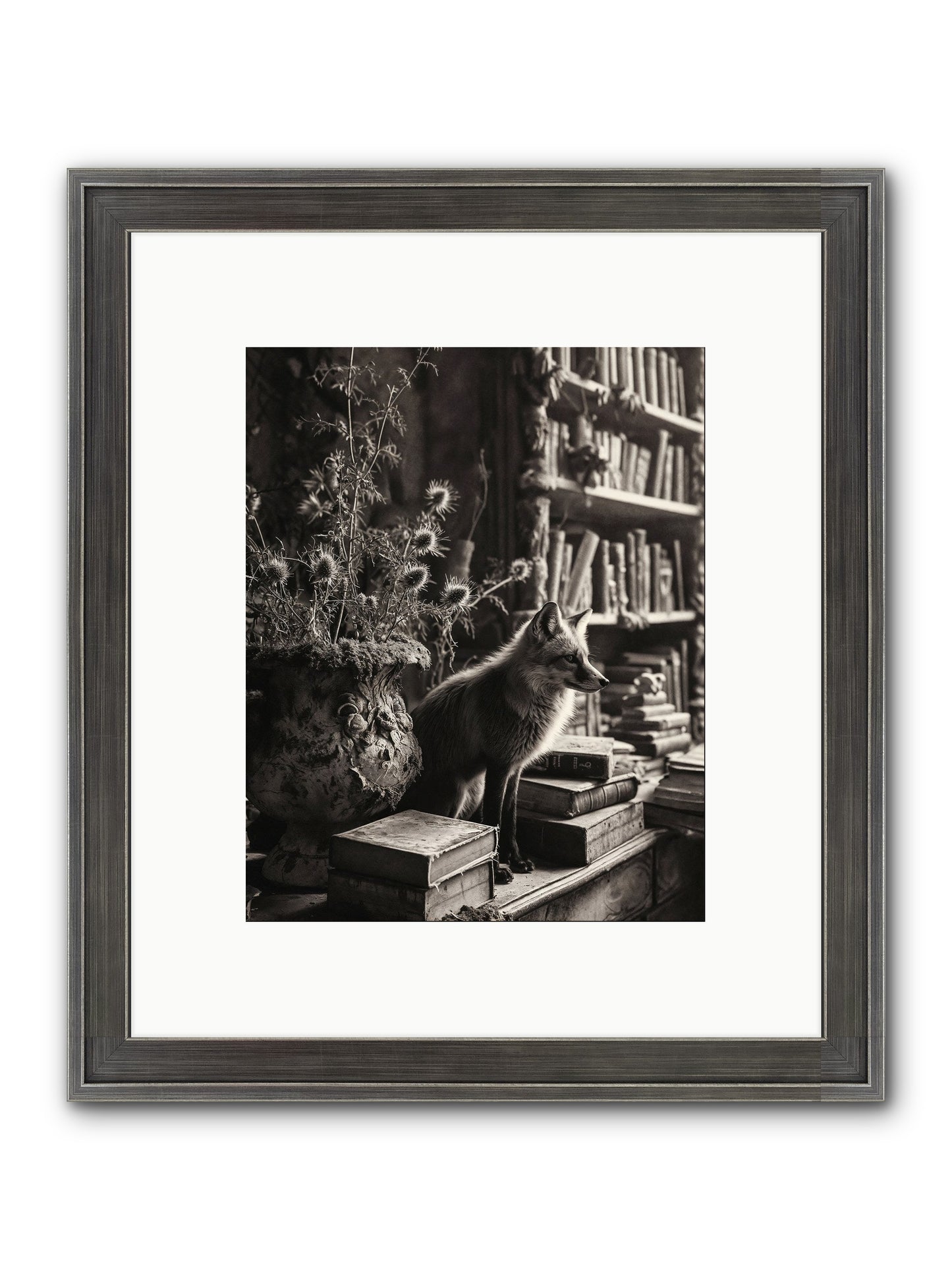 Fare Thee Well Framed Print - Slimwoods Black/Silver 8x10