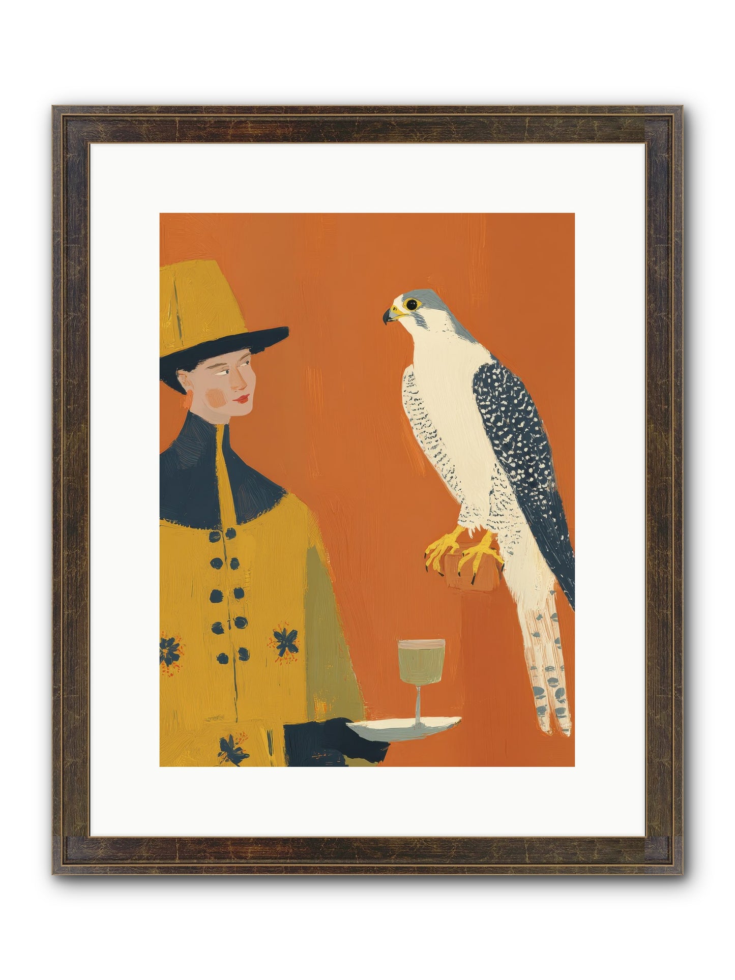 Fearless Affection Framed Print - Slimwoods Black/Gold 12x16
