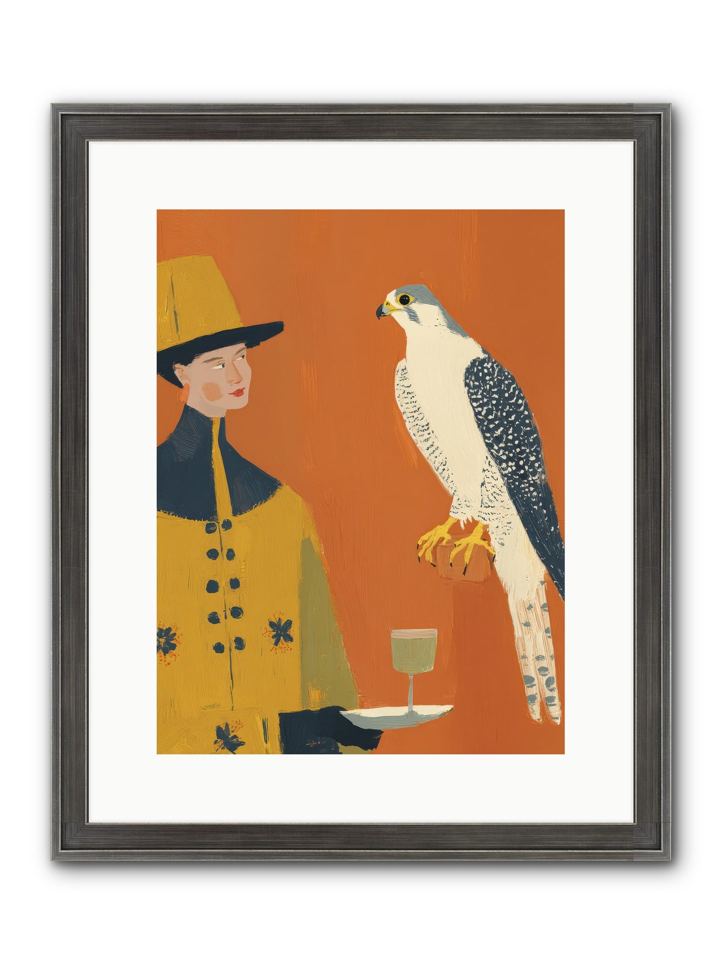 Fearless Affection Framed Print - Slimwoods Black/Silver 12x16