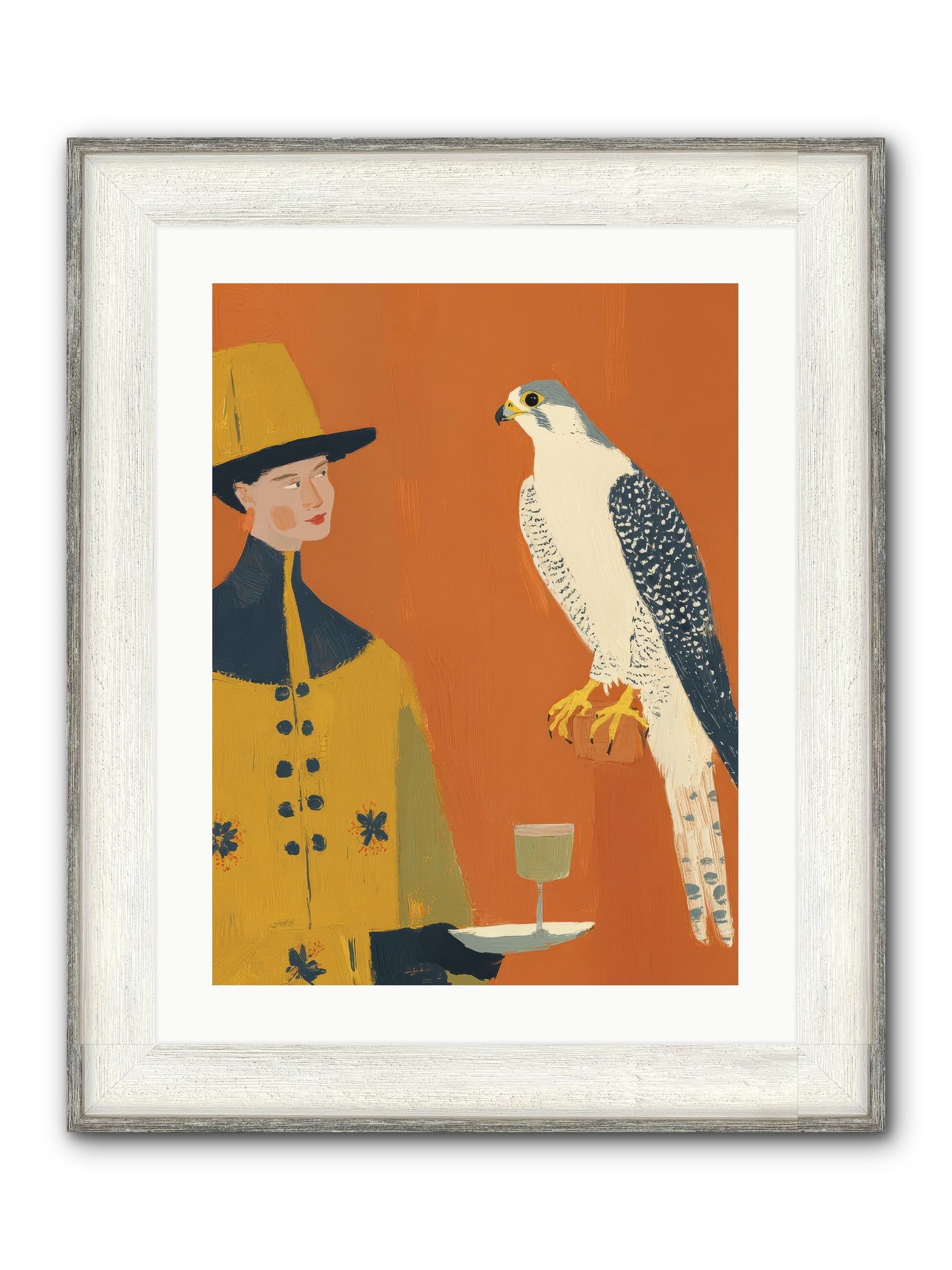 Fearless Affection Framed Print - Driftwood White 18x24