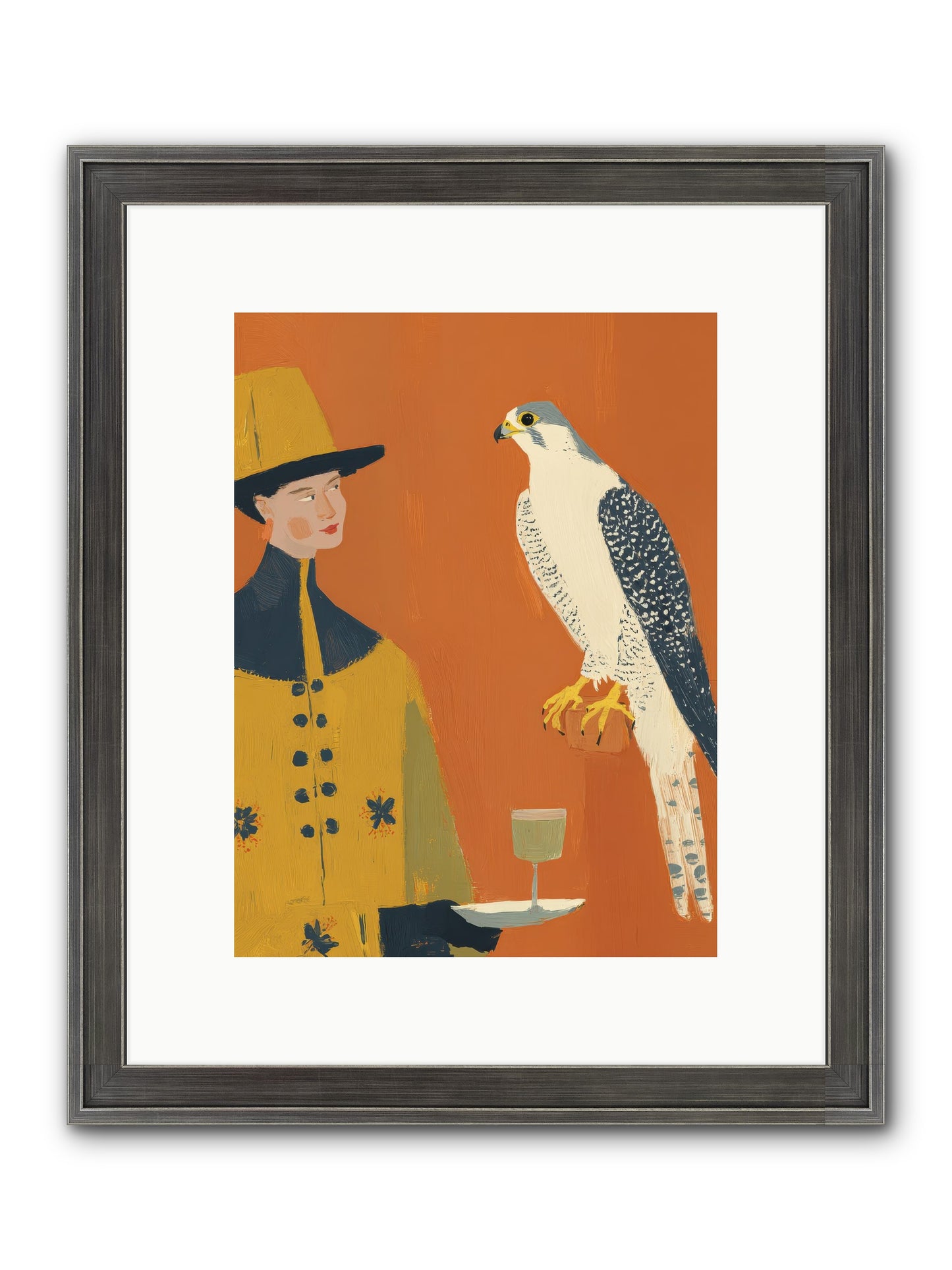 Fearless Affection Framed Print - Slimwoods Black/Silver 9x12