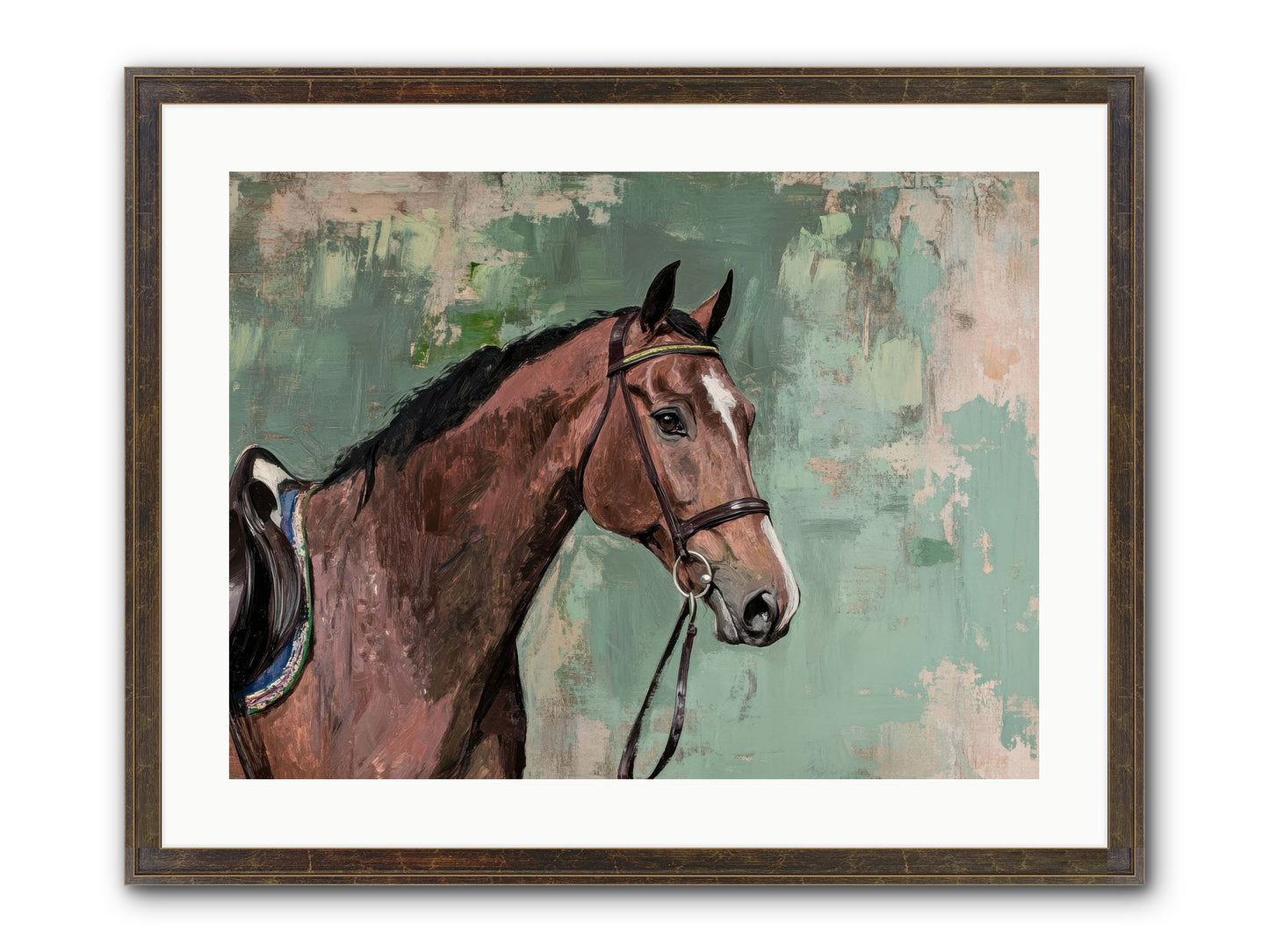 Fearless Warrior Framed Print - Slimwoods Black/Gold 24x18