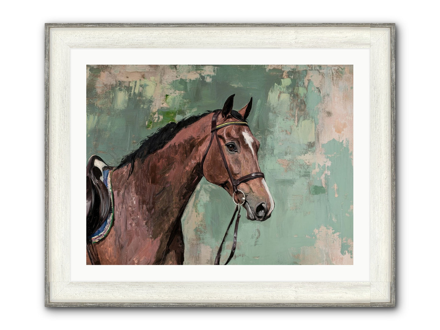Fearless Warrior Framed Print - Driftwood White 32x24