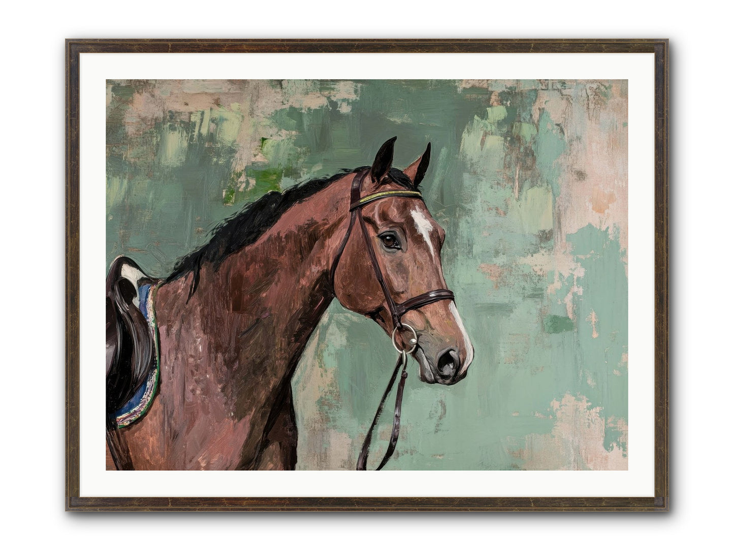 Fearless Warrior Framed Print - Slimwoods Black/Gold 40x30