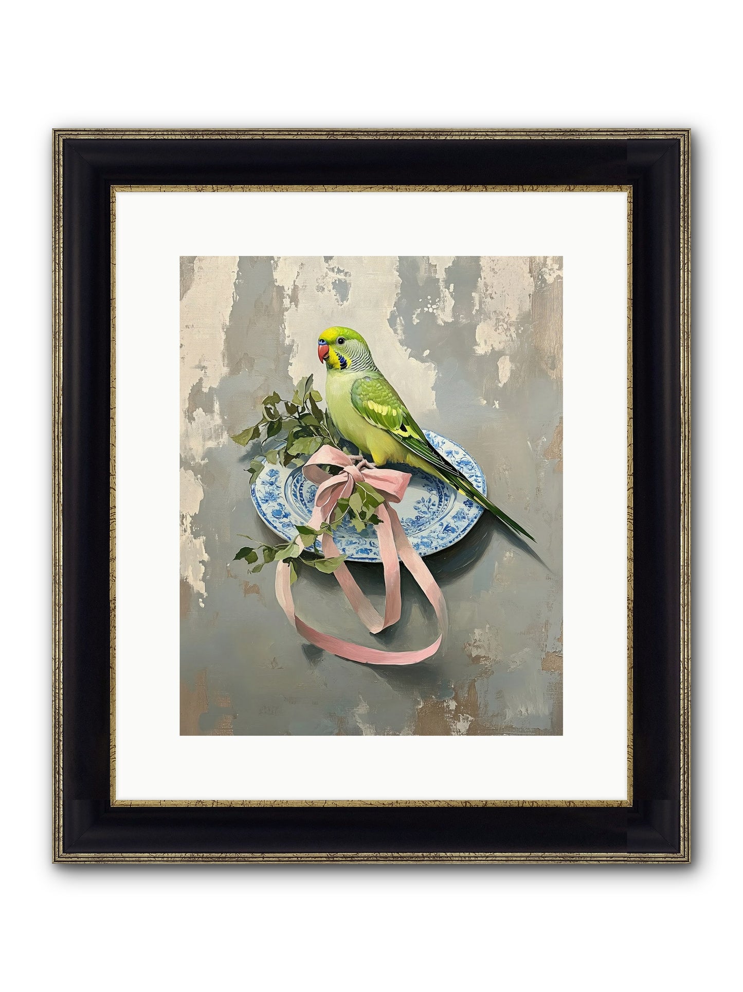 Fennel Framed Print - Black & Gold 12x15